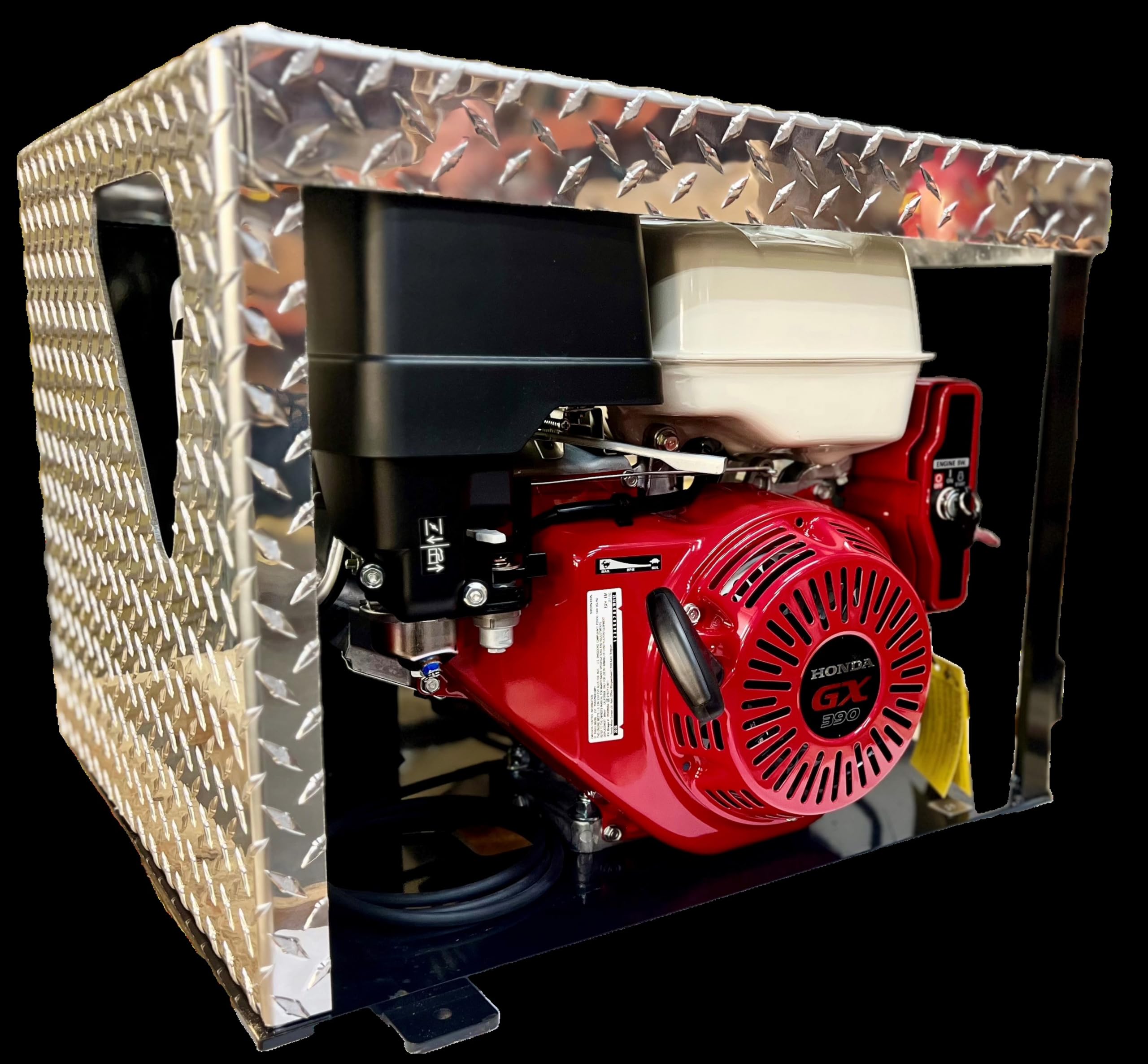 Mobile Hydraulic Trailer Power Unit - Gas Powered for Heavy Duty Towing