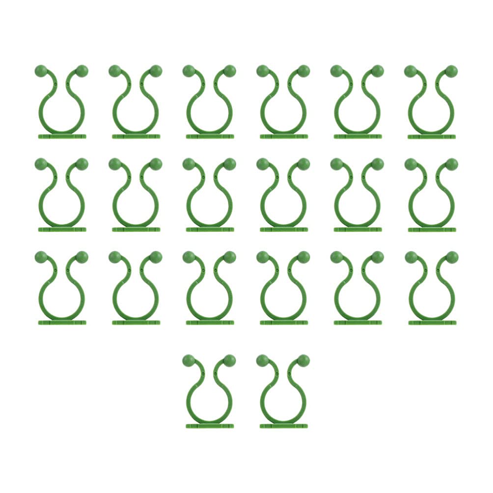 80Pcs Self-Adhesive Plant Climbing Wall Clips - Invisible Vine Support Hooks for Indoor/Outdoor Plants, Gardening Tools (3x2cm) - Perfect for Ivy, Pothos, Climbing Roses & Vertical Gardens