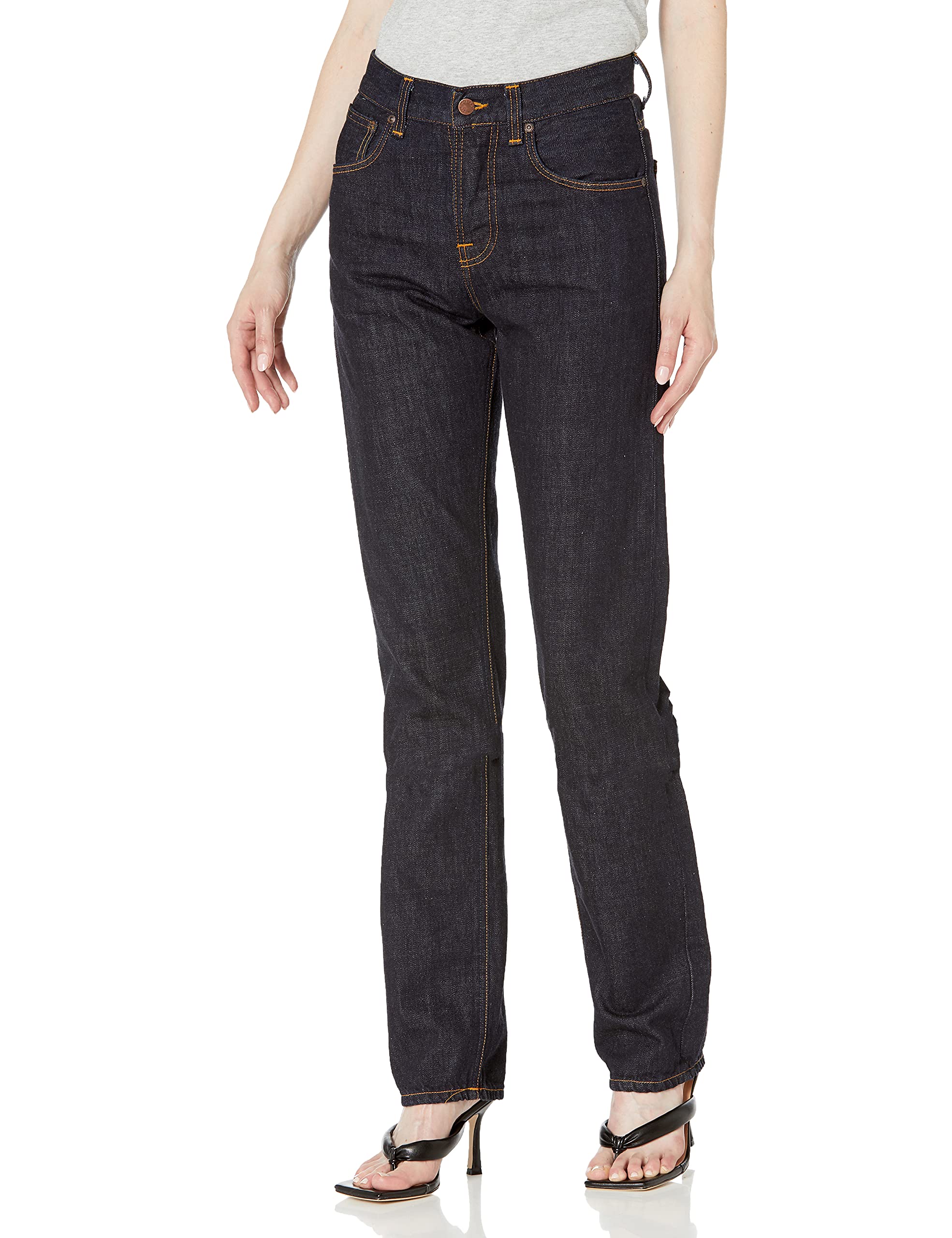 Nudie Jeans Sleepy Sixten Rinsed Slim Fit Denim Jeans for Men | Comfortable & Stylish | Perfect for Casual Wear & Night Out