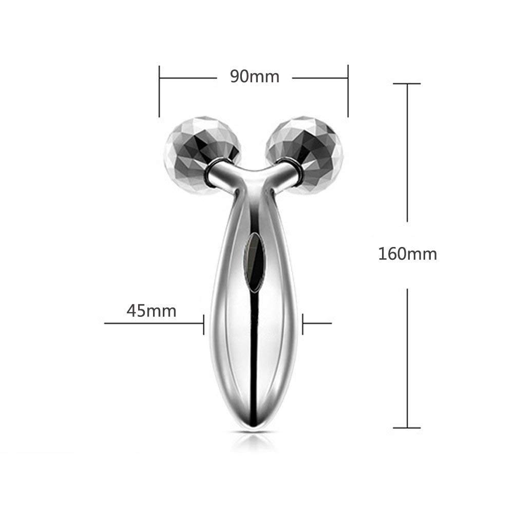 Bella Faccia 3D Manual Face & Body Massage Roller - Anti-Wrinkle, Skin Tightening & Lifting Tool for Facial Relaxation & Contouring | Perfect for Home Spa, Self-Care Routine & Travel Skincare