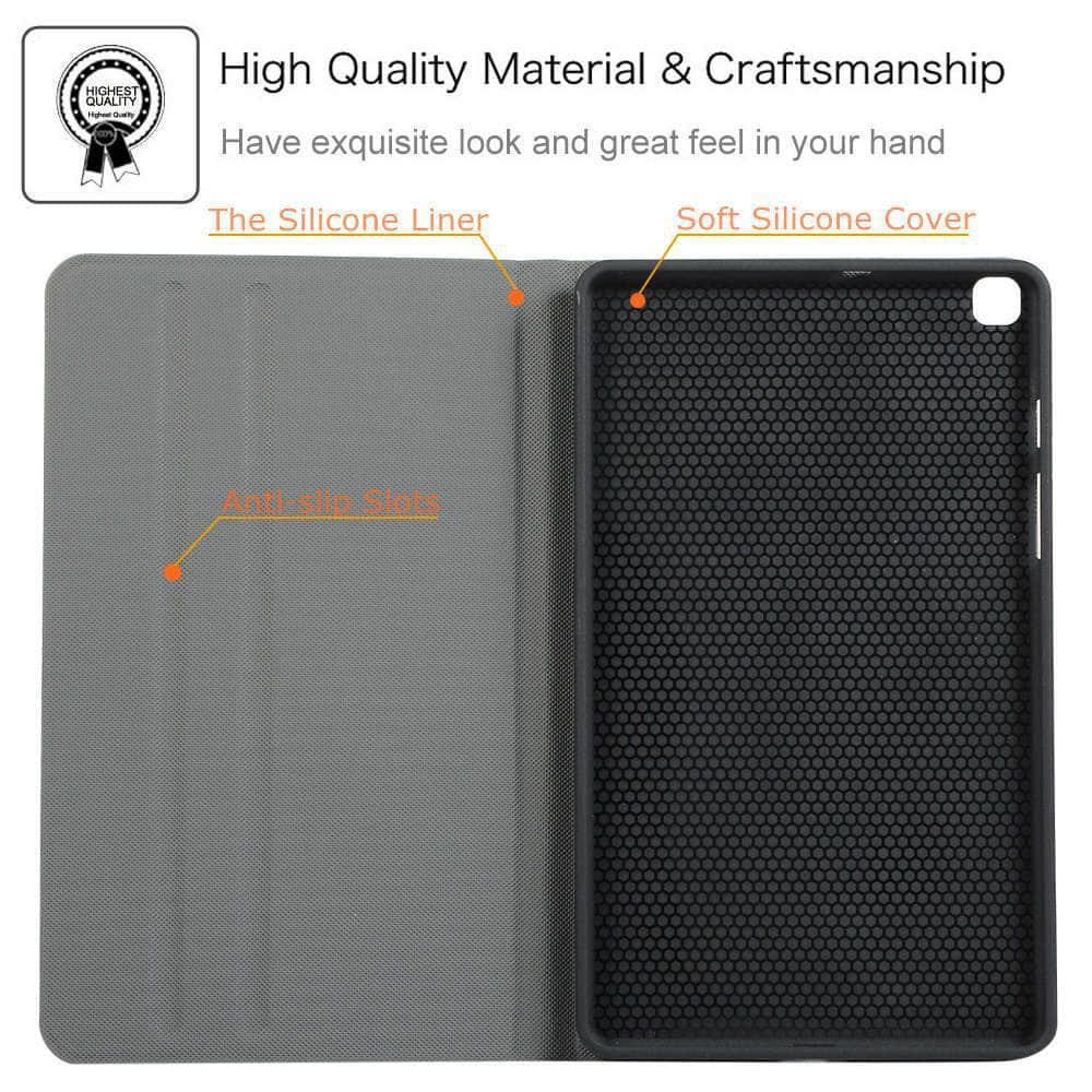 Shockproof Silicone Case for Samsung Galaxy Tab A 8.0 (2019) SM-T290/T295/T297 - Durable Protective Cover for Kids, Travel & Everyday Use
