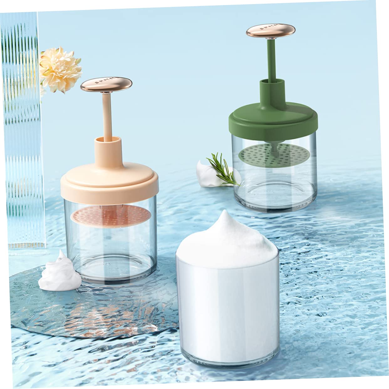 Electric Milk Frother & Foam Maker for Coffee, Lattes, Facial Cleanser & Shampoo | Easy Clean Handheld Whisker | Perfect for Home Barista, DIY Skincare & Hair Care Routines