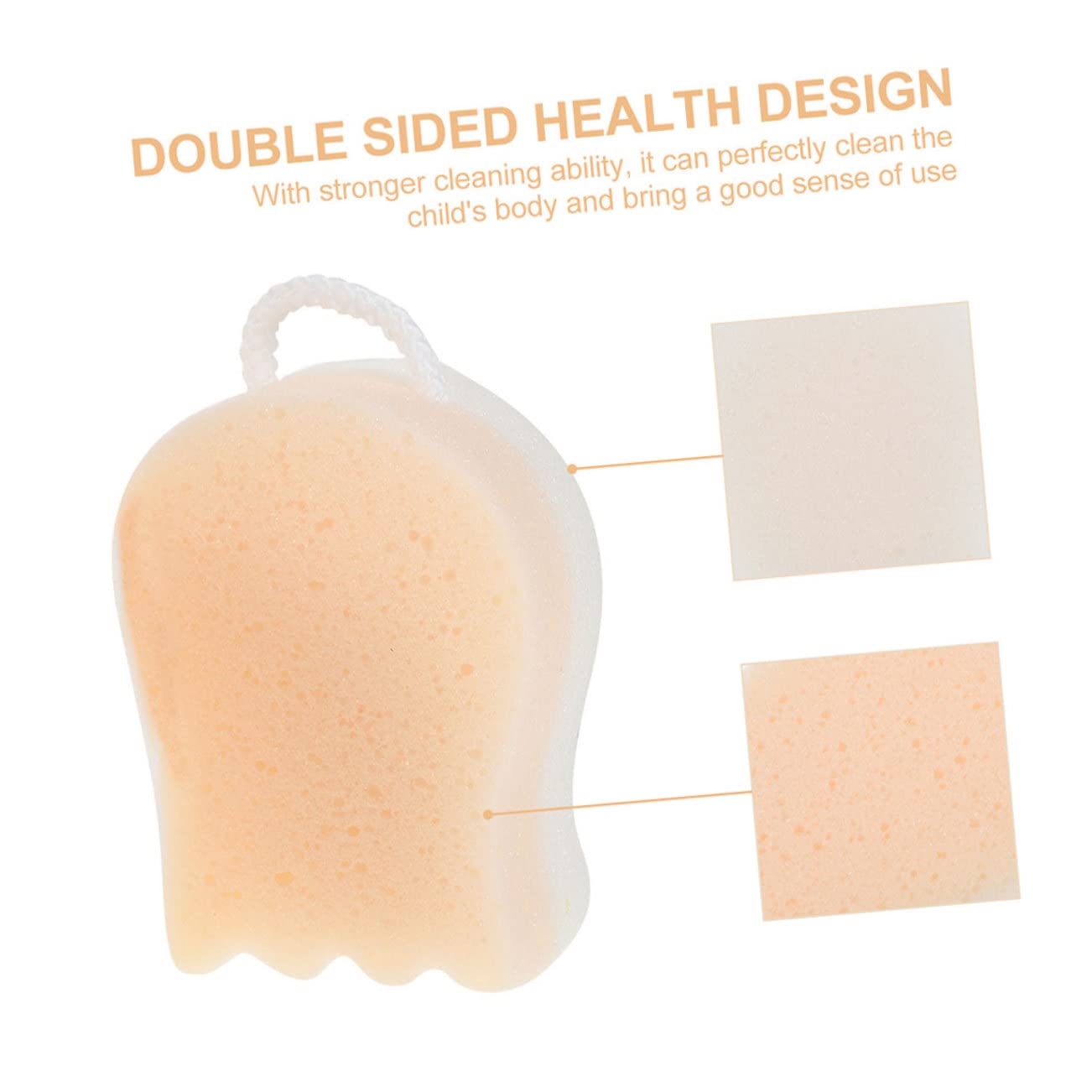 DOITOOL 6-Pack Exfoliating Loofah Sponges for Bath & Shower - Soft Mesh Body Scrubber for Face, Skin & Baby Care - Gentle Cleansing & Exfoliating Shower Pouf Ball for Daily Use & Spa Days