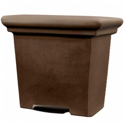 HC Companies Terrazzo Square Plant Pot with Drainage - Large 20