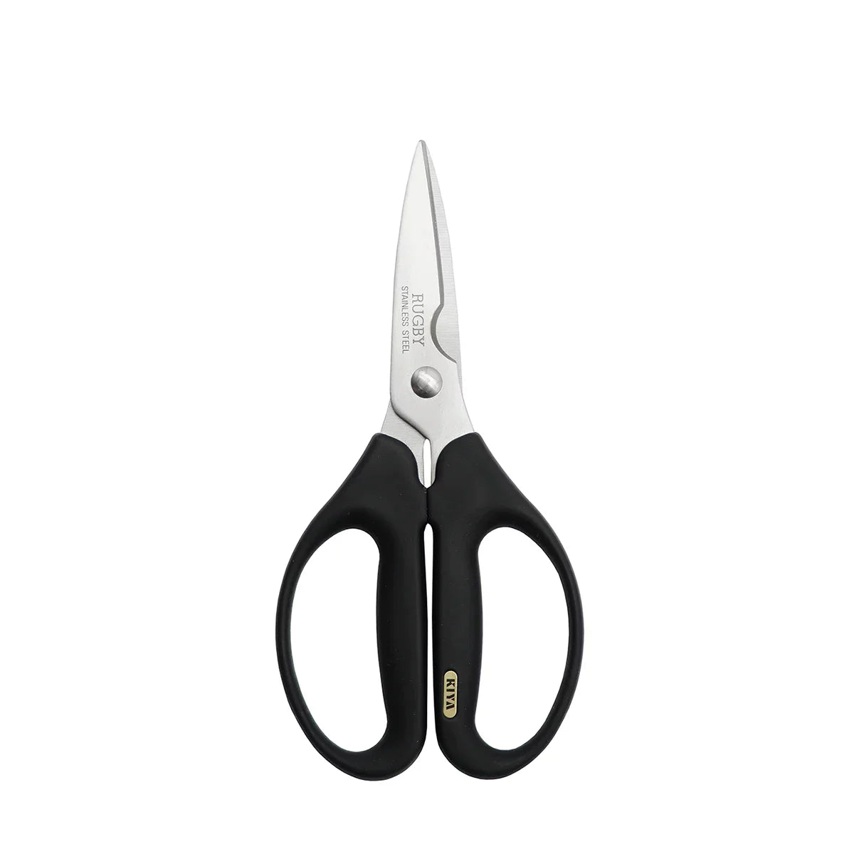 Premium Kiya Rugby Kitchen Scissors with Comfortable Thick Handle - 7.2 Inch Heavy Duty Stainless Steel Shears for Cutting Meat, Poultry, Herbs & Vegetables - Perfect for Home Cooking, Butchering & Food Prep
