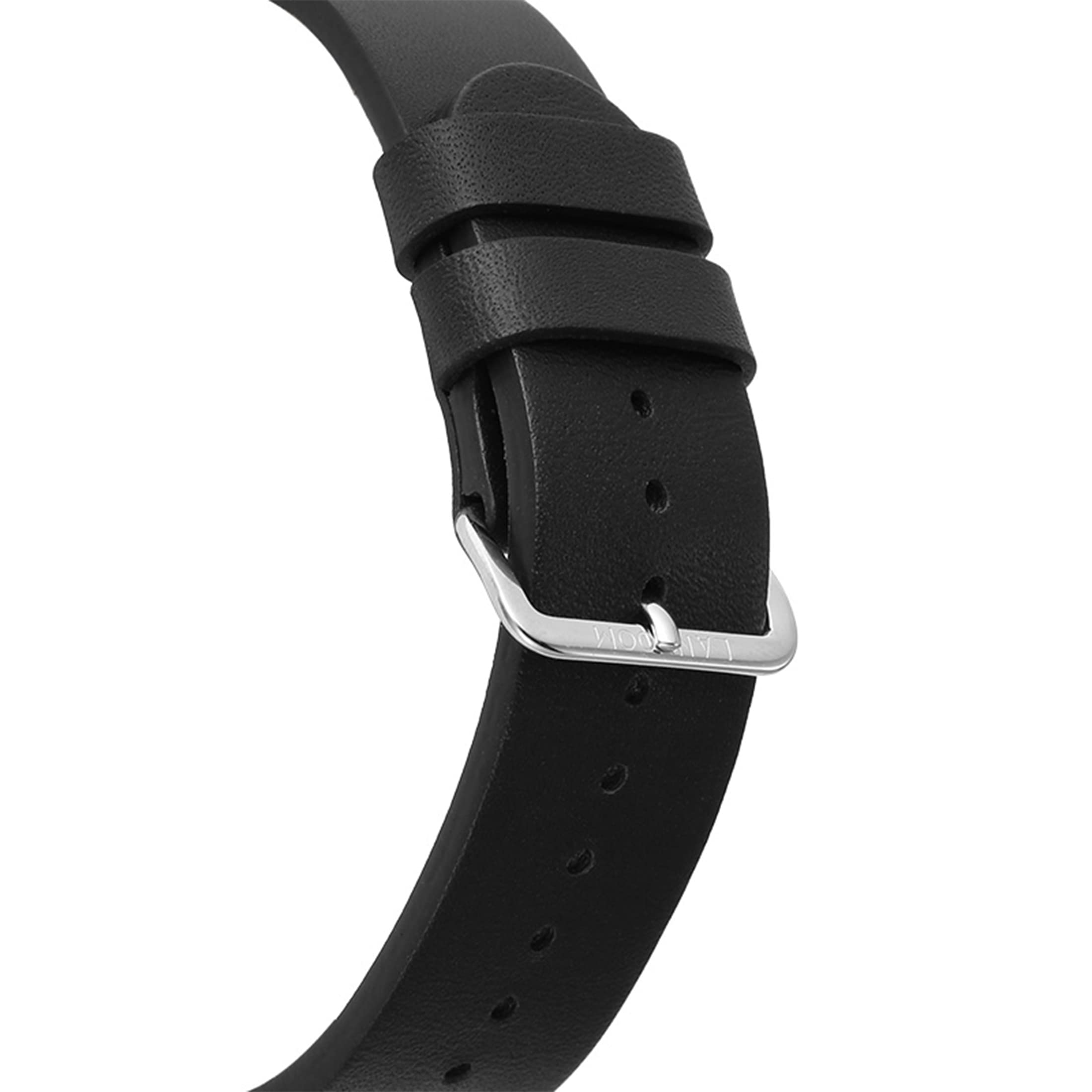 LANZOOM Men's Minimalist Sports Watch - Slim Quartz Analog Wristwatch with Stainless Steel Case & Genuine Leather Strap | Water Resistant, Lightweight Design | Perfect for Running, Gym, Office & Casual Wear | Great Gift for Father's Day, Valentine's Day, Anniversary, Birthday & Christmas