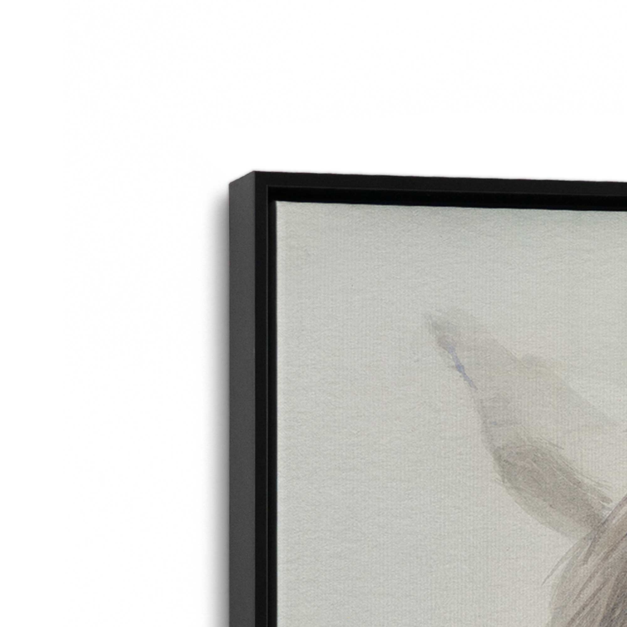 Dreamy White Horse Canvas Art Print - Elegant Home Wall Decor for Living Room, Bedroom & Office - Perfect Gift for Animal Lovers