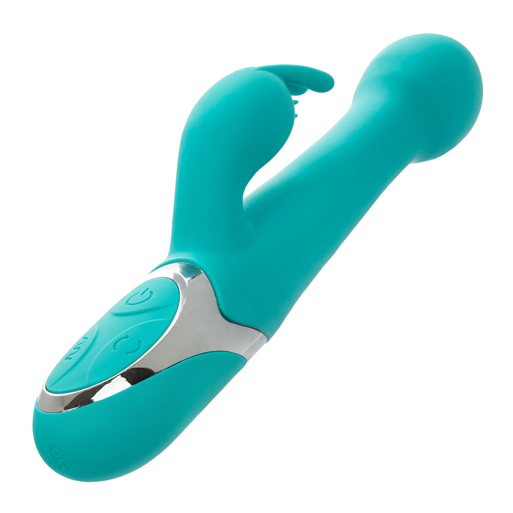 Enchanted Oscillating Thrusting Rabbit Vibrator with Rotating G-Spot Beads - Powerful Dual Stimulation for Women, Perfect for Solo Play & Couples Intimacy