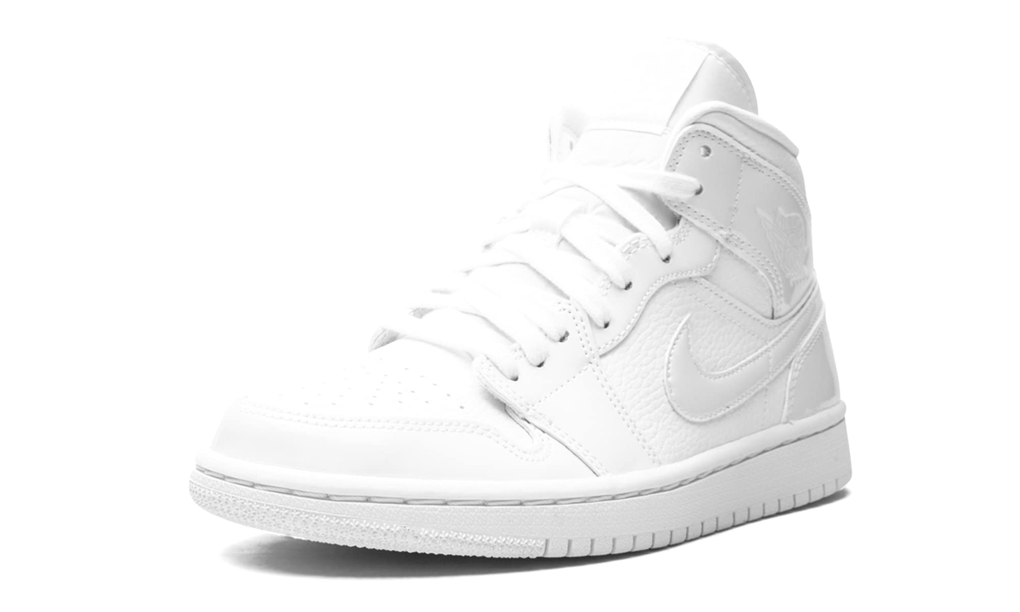 Women's Jordan WMNS Air 1 Mid BQ6472 100 Triple White Sneakers - Size 8.5W - Perfect for Casual Wear, Street Style & Gym Fashion