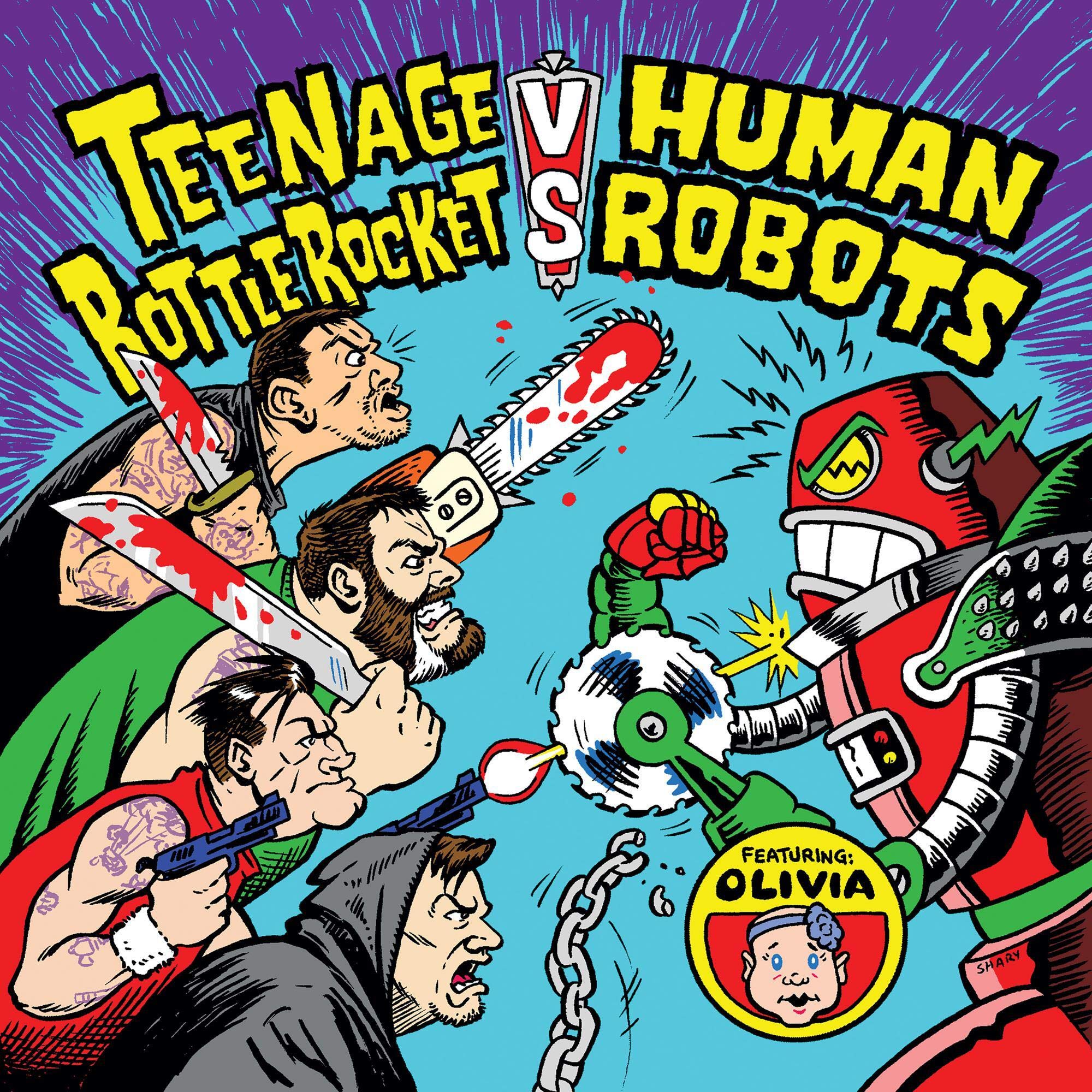 Teenage Bottlerocket Vs Human Robots - Punk Rock Album for Music Lovers | Perfect for Concerts, Road Trips & Punk Fans
