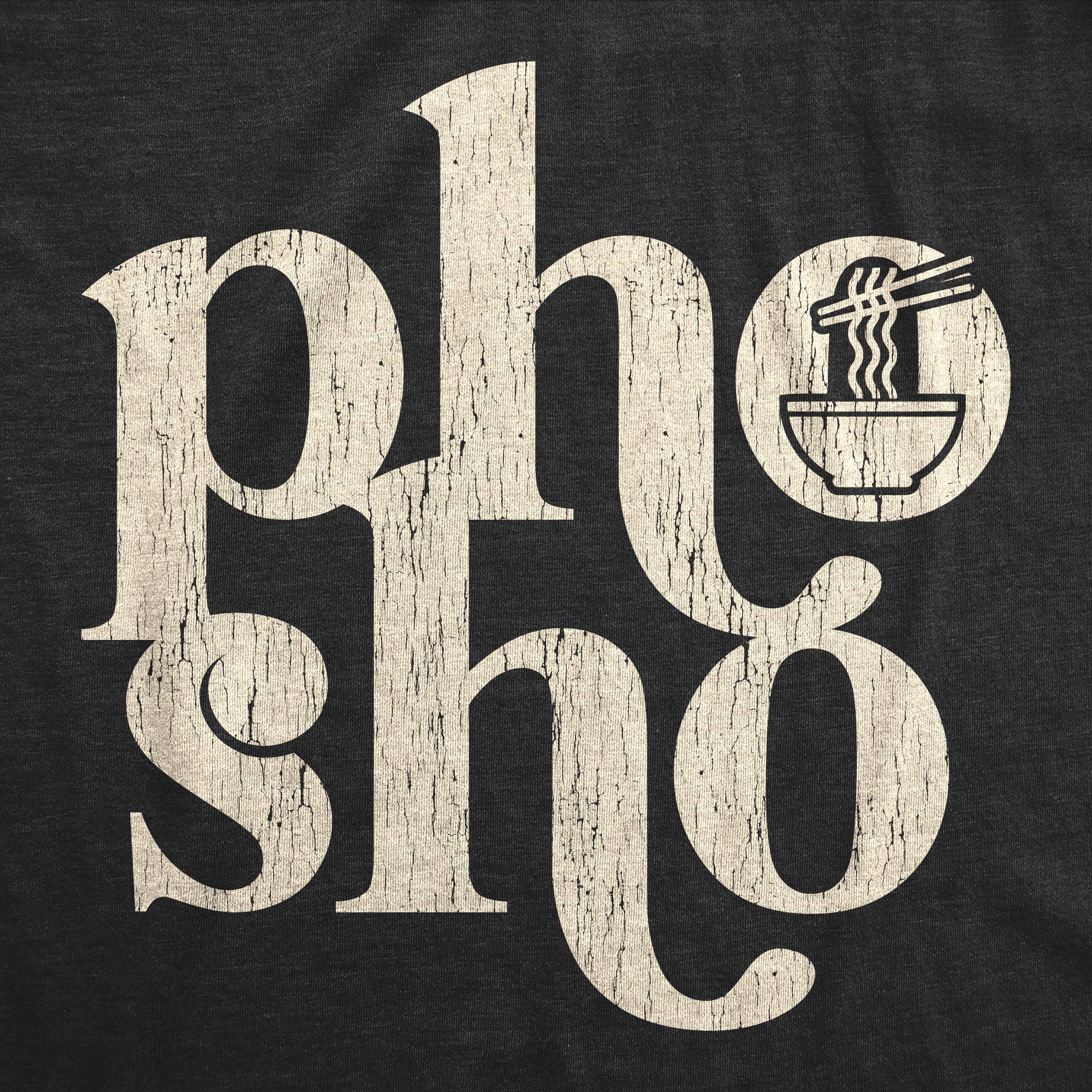 Funny Vietnamese Pho Noodle Soup Graphic T-Shirt for Men - Novelty Food Lover Tee - Perfect for Casual Wear, Gifts & Asian Cuisine Enthusiasts