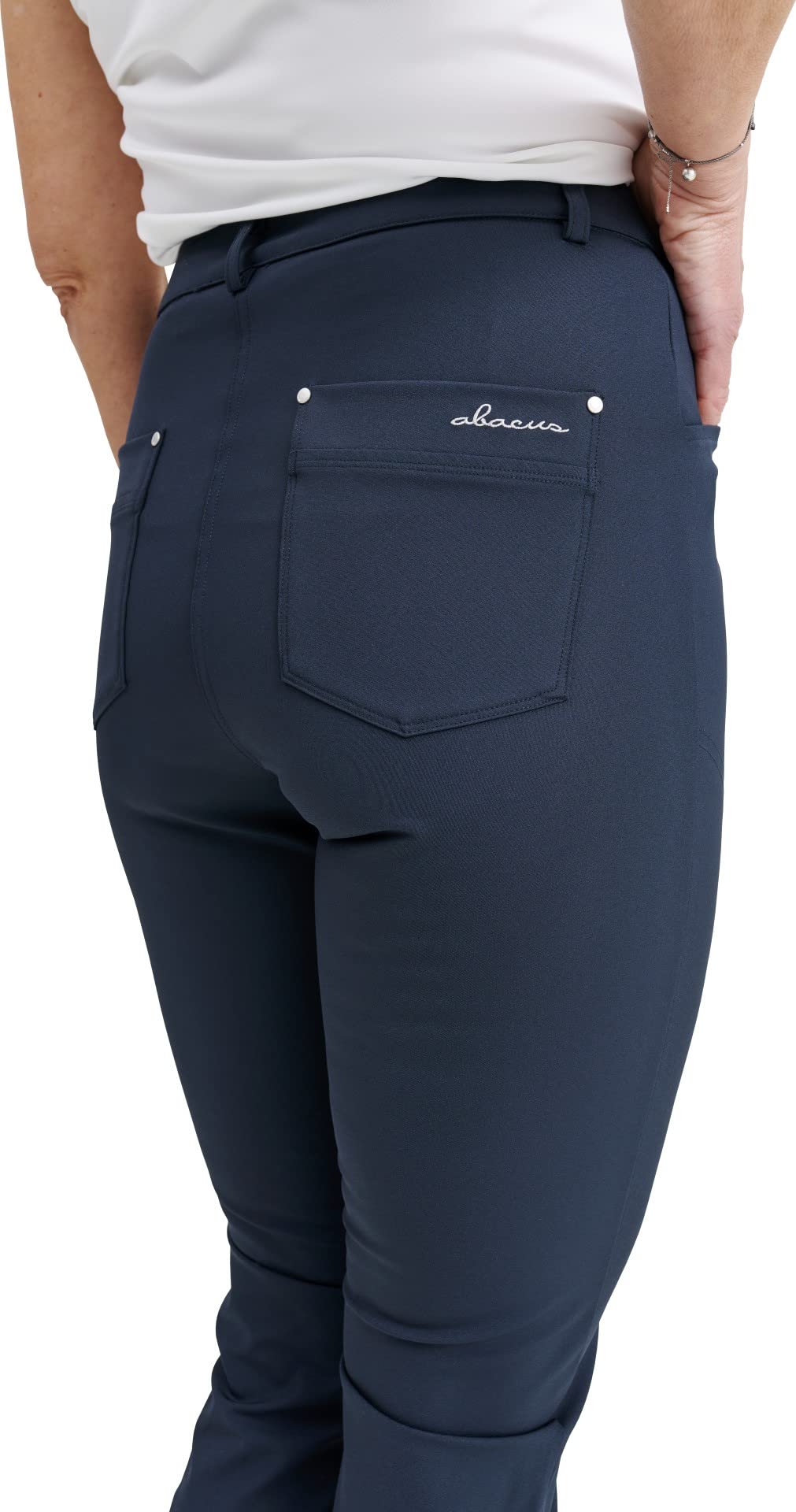 ABACUS Sportswear Women's 4-Way Stretch Breathable Golf Capris - Moisture Wicking Drycool Technology for Comfort & Performance - Perfect for Golf, Tennis & Active Lifestyles