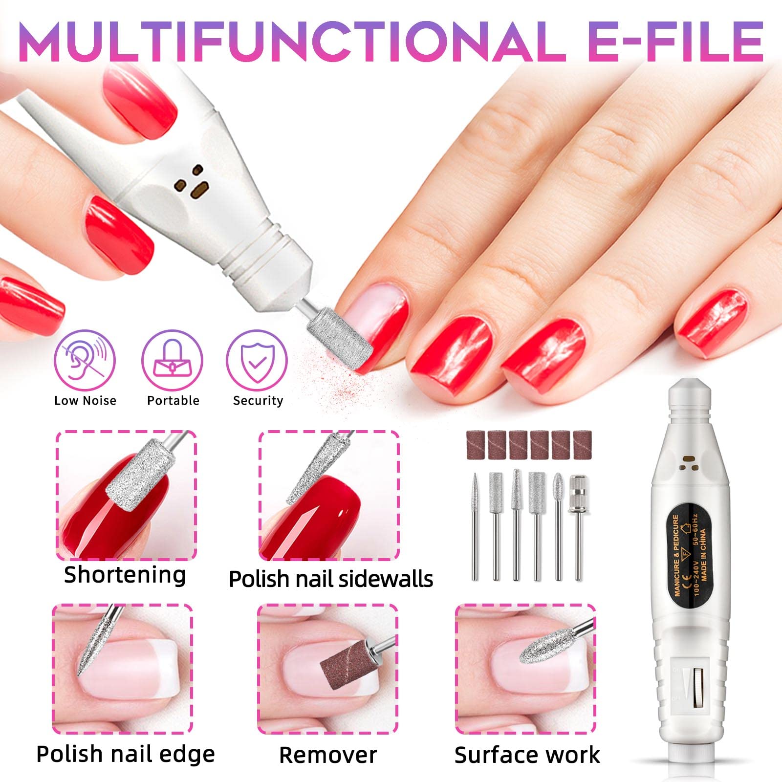 Professional Acrylic Nail Kit for Beginners - Complete Set with Acrylic Powder, Glitter Nail Art Tips, Nail Drill & UV LED Lamp (Multicolor) | Perfect for Home Manicures, Salon Use & DIY Nail Art
