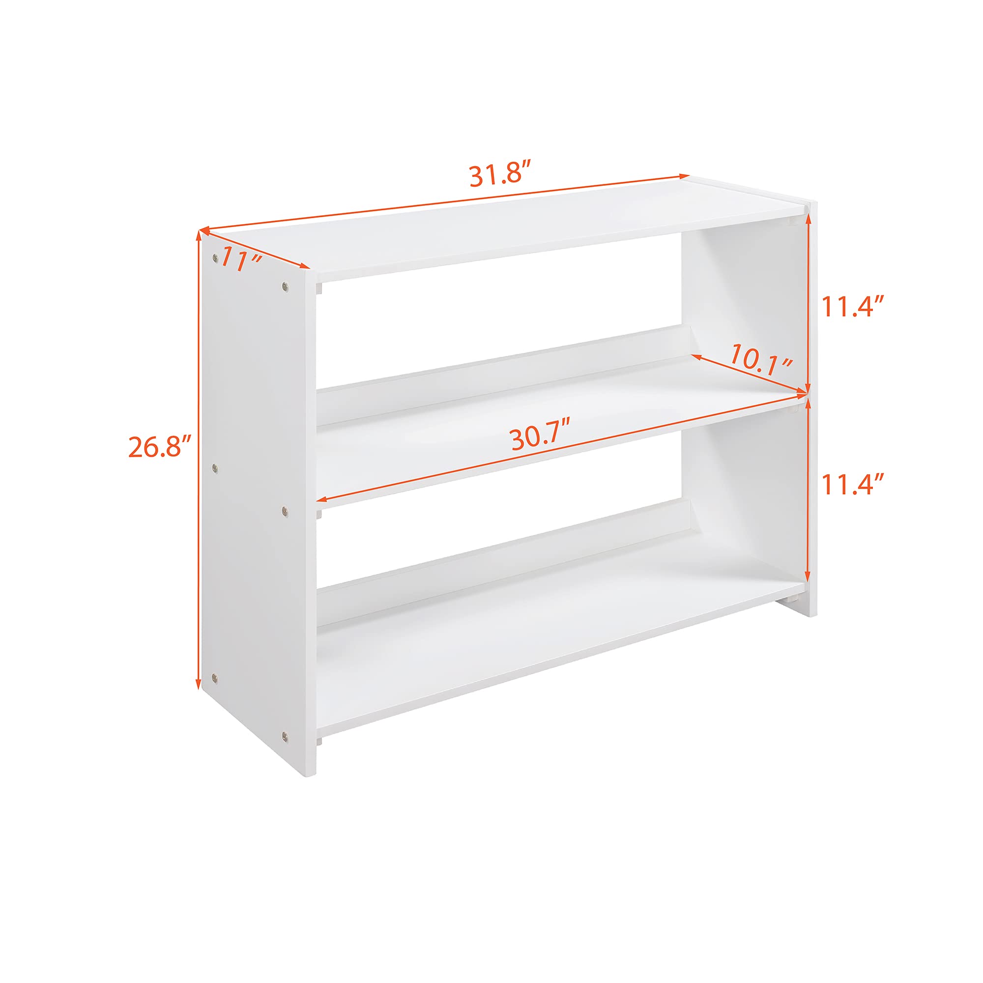 **Kids Twin Size Solid Wood Loft Bed with Slide, Storage Cabinet, Drawers & Shelves - Low Loft Bed Frame for Boys, Girls & Teens - Perfect for Small Bedrooms, Playrooms & Dorm Rooms (White)**