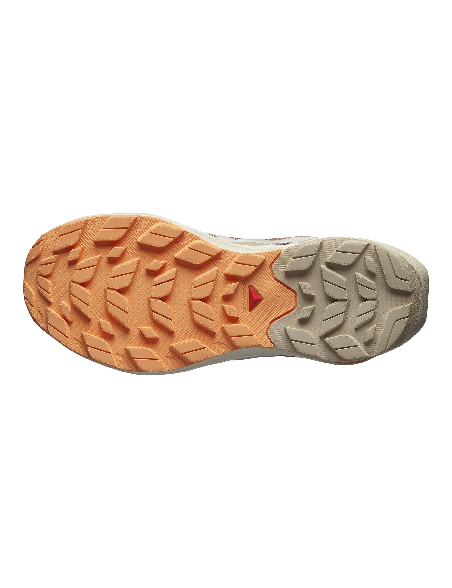 Elixir Activ Gore-Tex Hiking Shoes - Falcon/White Pepper/Papaya Colors | Waterproof & Breathable for Outdoor Adventures
