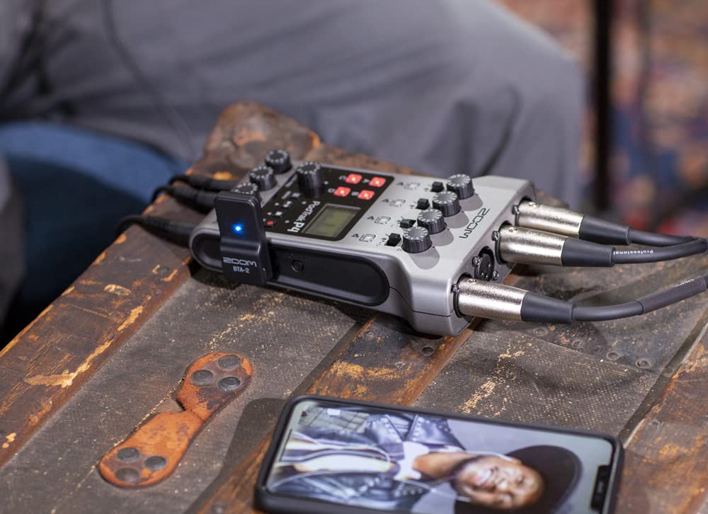 Zoom PodTrak P4 Portable 4-Channel Podcast Recorder with 32GB SD Card, USB-C Cable & Accessories - Perfect for Home Studio, Field Recording & Live Streaming