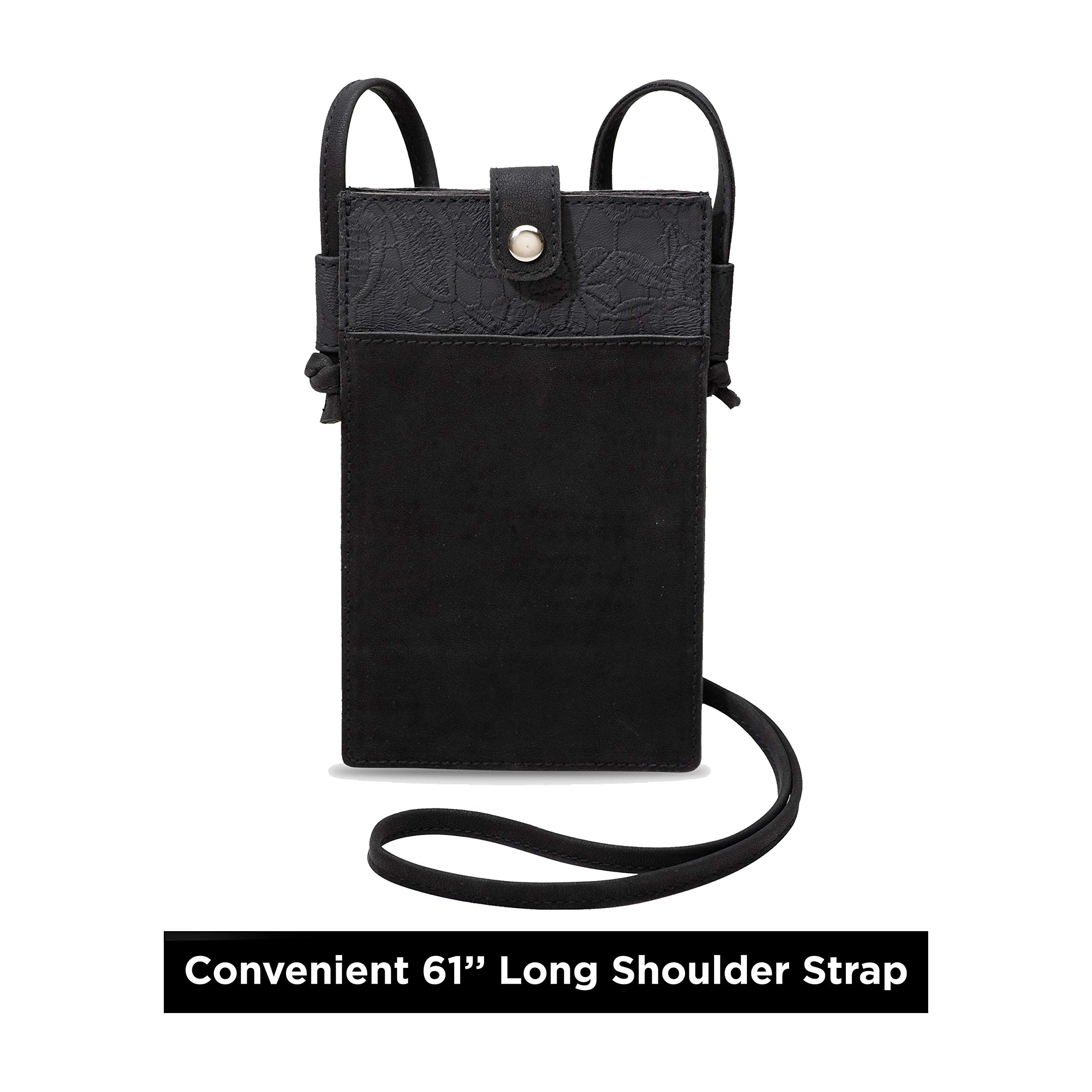 Lacey Mae Touchscreen Crossbody Purse - Smartphone Bag with 3 Credit Card Slots for Women, Perfect for Shopping, Travel, and Everyday Use
