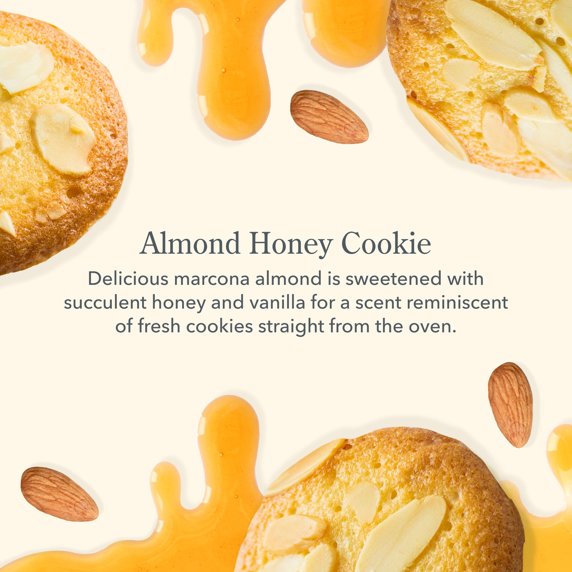 Natural Almond Honey Cookie Scented Goat Milk Soap for Dry & Sensitive Skin - Moisturizing Handmade Soap Bar for Bath, Shower & Gift