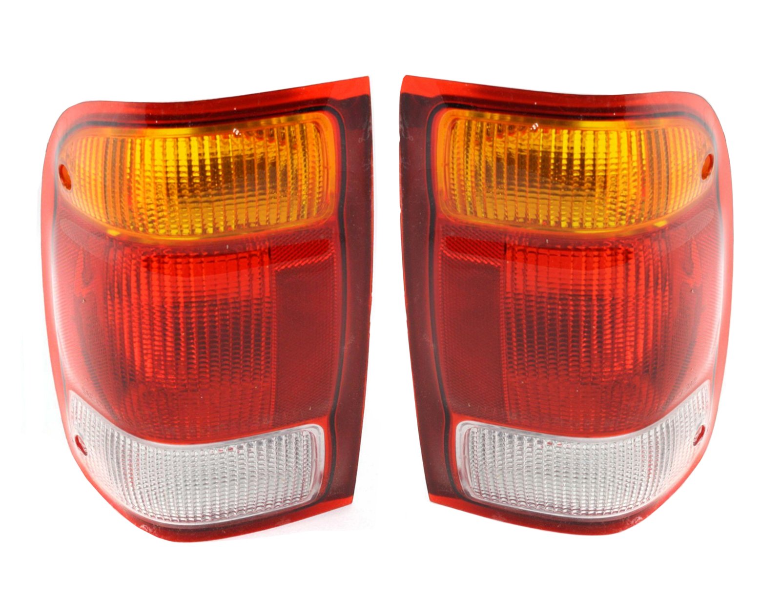 RAREELECTRICAL Replacement Tail Lights Compatible with 1998-1999 Ford Ranger - Part Numbers F87Z13404BA, FO2801121, FO2800121, F87Z13405BA - Perfect for Night Driving & Enhanced Vehicle Safety