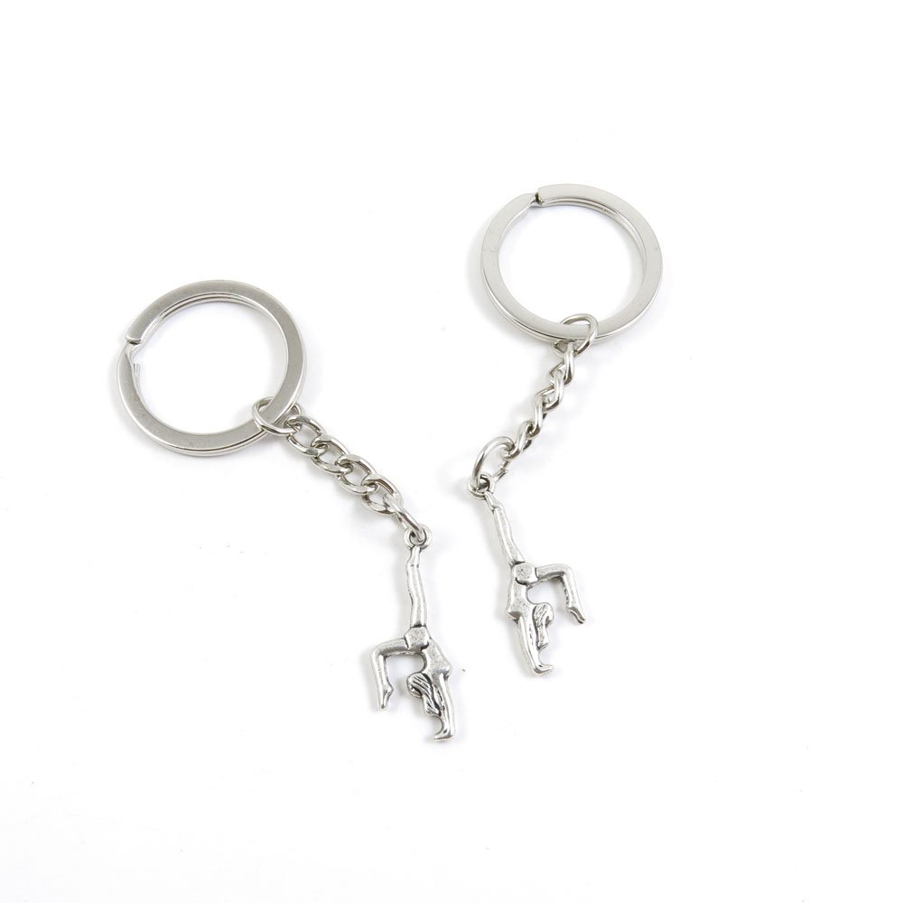 Stylish Fashion Jewelry Keychain - Bulk Wholesale Key Rings for Car Keys, Door Keys & Gifts (E5QJ0) - Perfect for Dance Performances, Gymnastics & Everyday Use