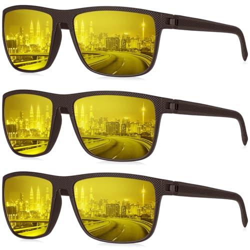 (3 Pack) Night Vision/Brown