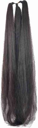 24 Inches Brown Hair Extension Set - 3PCS Choti (Paranda), Jalebi Juda (Bun), Messy Juda (Bun) for Women | Perfect for Parties, Weddings & Daily Styling