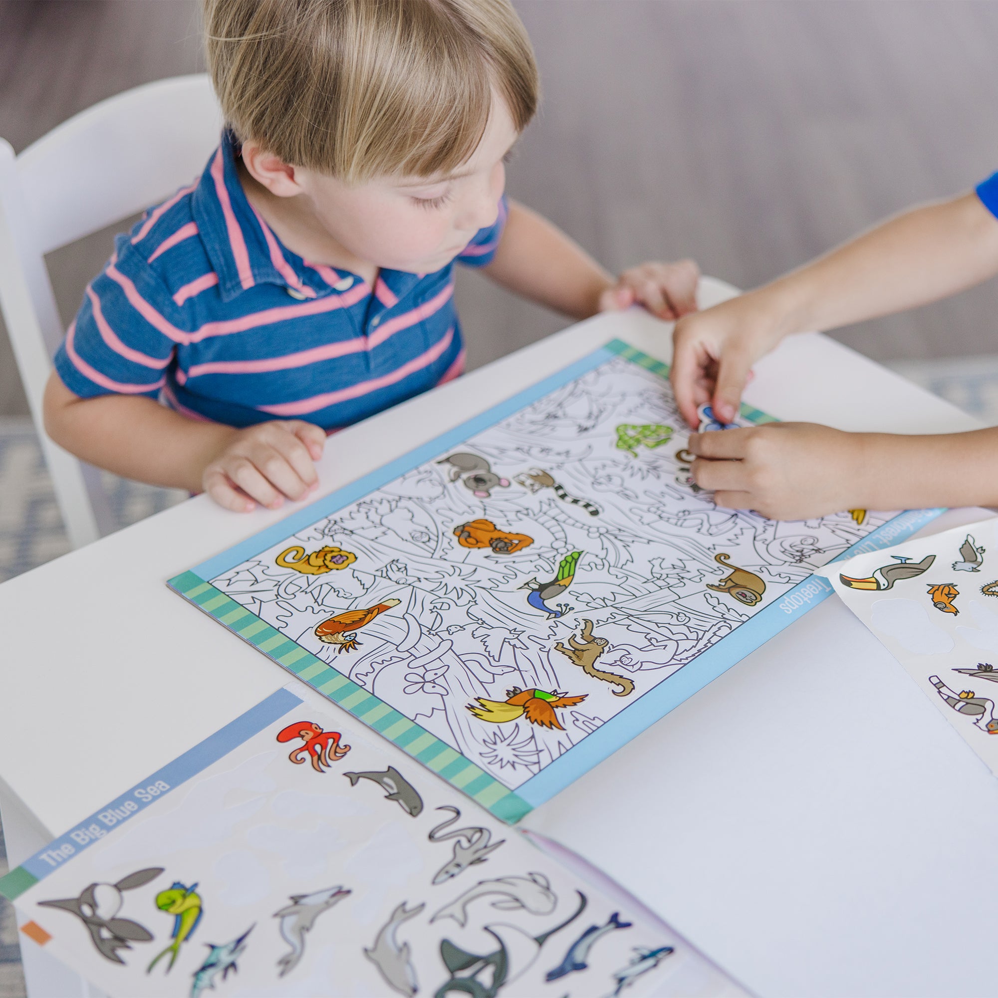 Seek & Find Sticker Activity Pad - Animal Theme for Kids | Fun Learning & Travel Game for Toddlers & Preschoolers | Perfect for Road Trips, Airplane Rides & Quiet Playtime