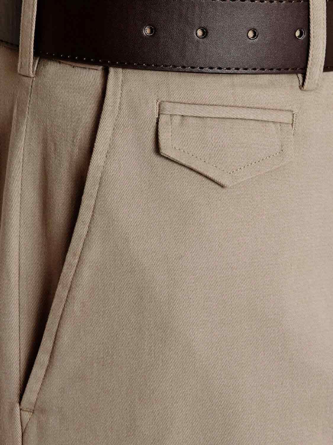 Pegasus Men's Cotton Chino Pants with Stretch Waistband - Comfortable, Stylish & Versatile Smart Casual Pants for Work, Office & Everyday Wear