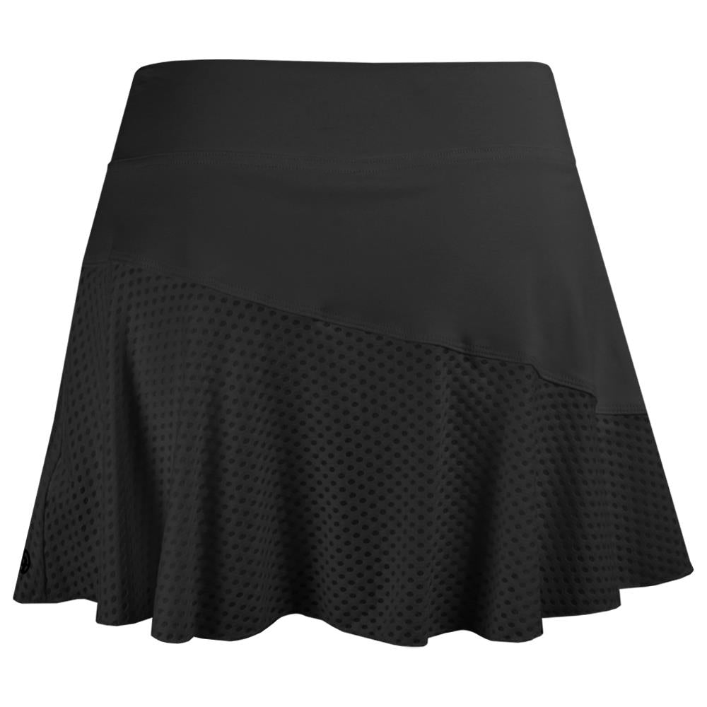 Lija Women's Multi Panel Skirt - Stylish Black Flowy Skirt for Casual & Dressy Occasions | Perfect for Work, Parties & Summer Outfits