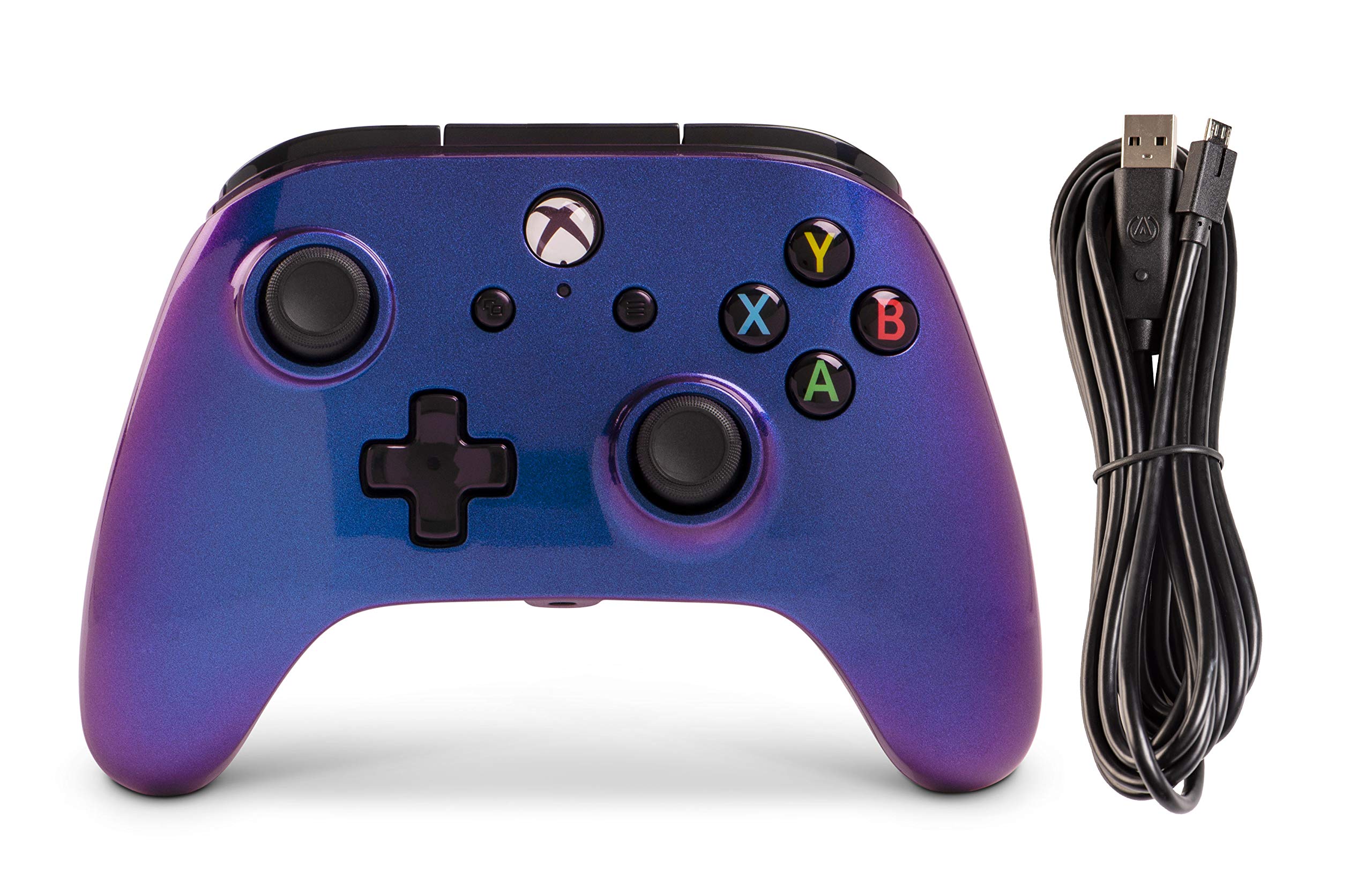Premium Wired Xbox One Controller - Cosmos Nebula Design, Ergonomic Gamepad for Xbox Series X|S & Xbox One (Renewed) - Perfect for Competitive Gaming & Long Play Sessions