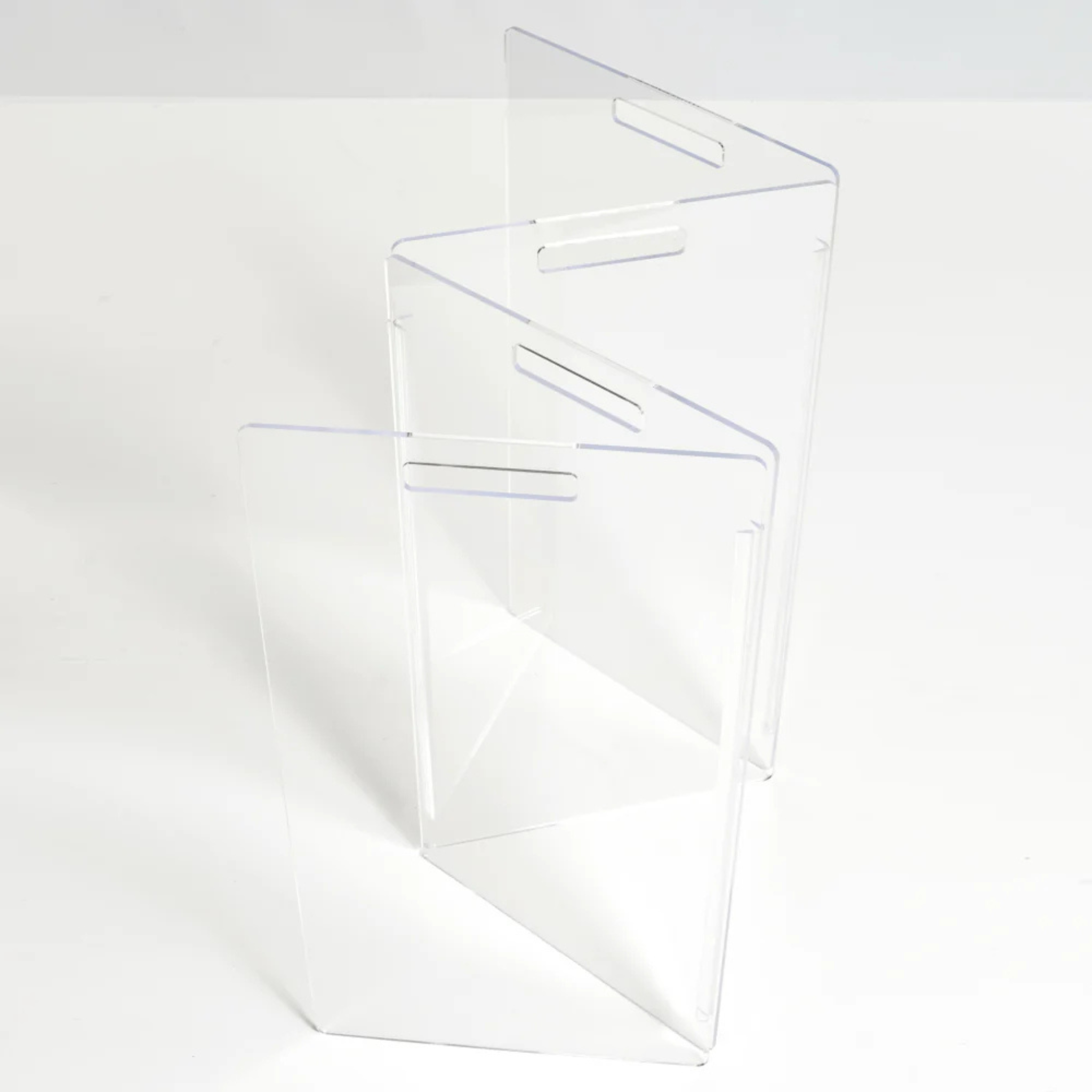 Clear Freestanding Zig Zag Panel Pet Gate - Expandable Safety Barrier for Dogs & Cats - Perfect for Doorways, Hallways & Stairs - Home & Office Use