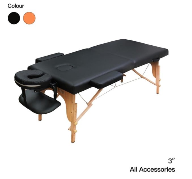 Portable Folding Table with Armrest & Headrest - 23