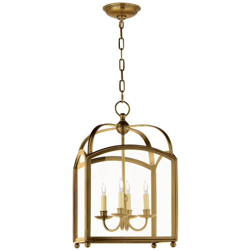 Arcy Top Small Lantern - Vintage Style Decorative Hanging Lantern for Indoor/Outdoor Use - Perfect for Garden, Patio, Wedding & Home Decor