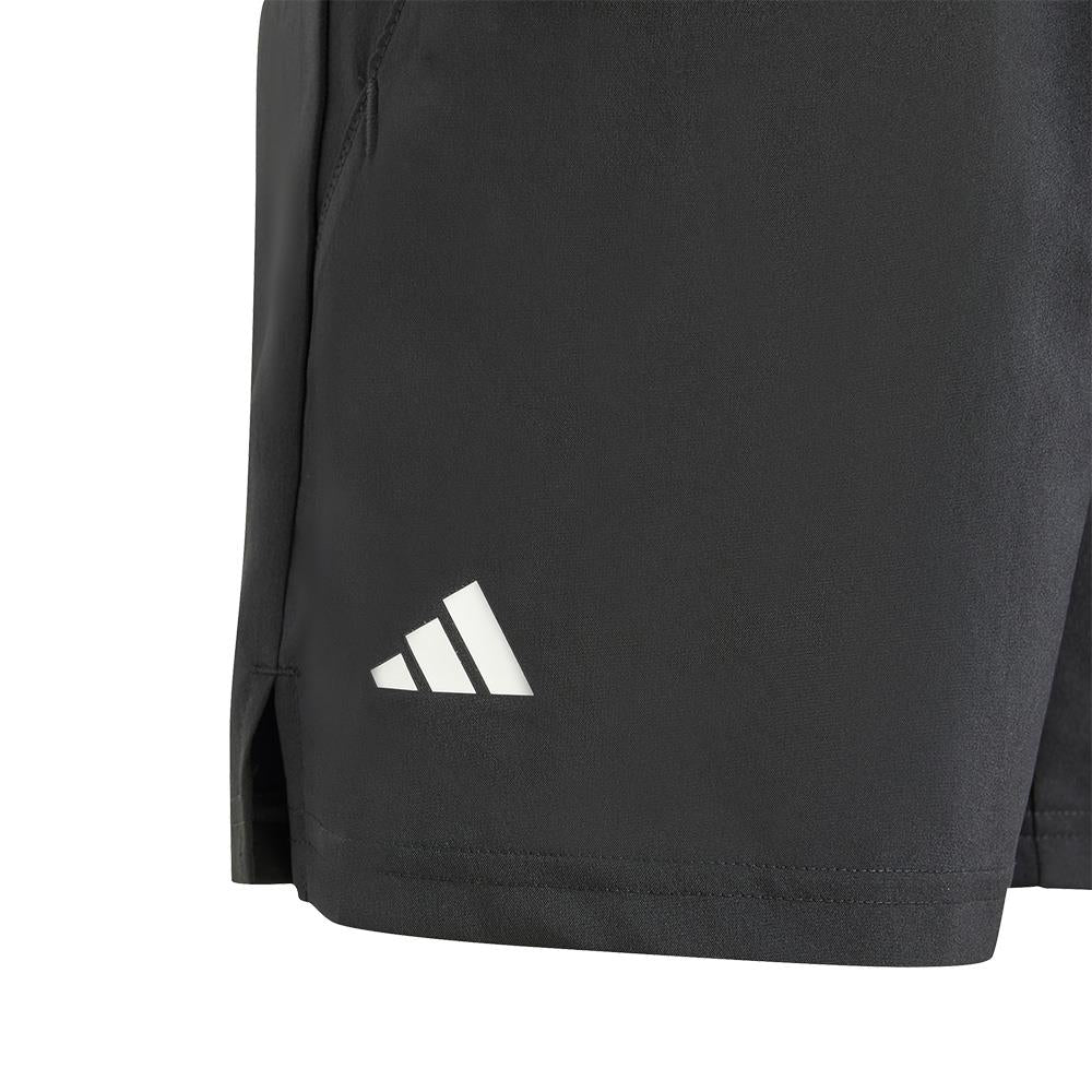 Adidas Junior Club 3 Stripe Shorts for Boys & Girls - Black Athletic Running Shorts for Kids Sports & Casual Wear