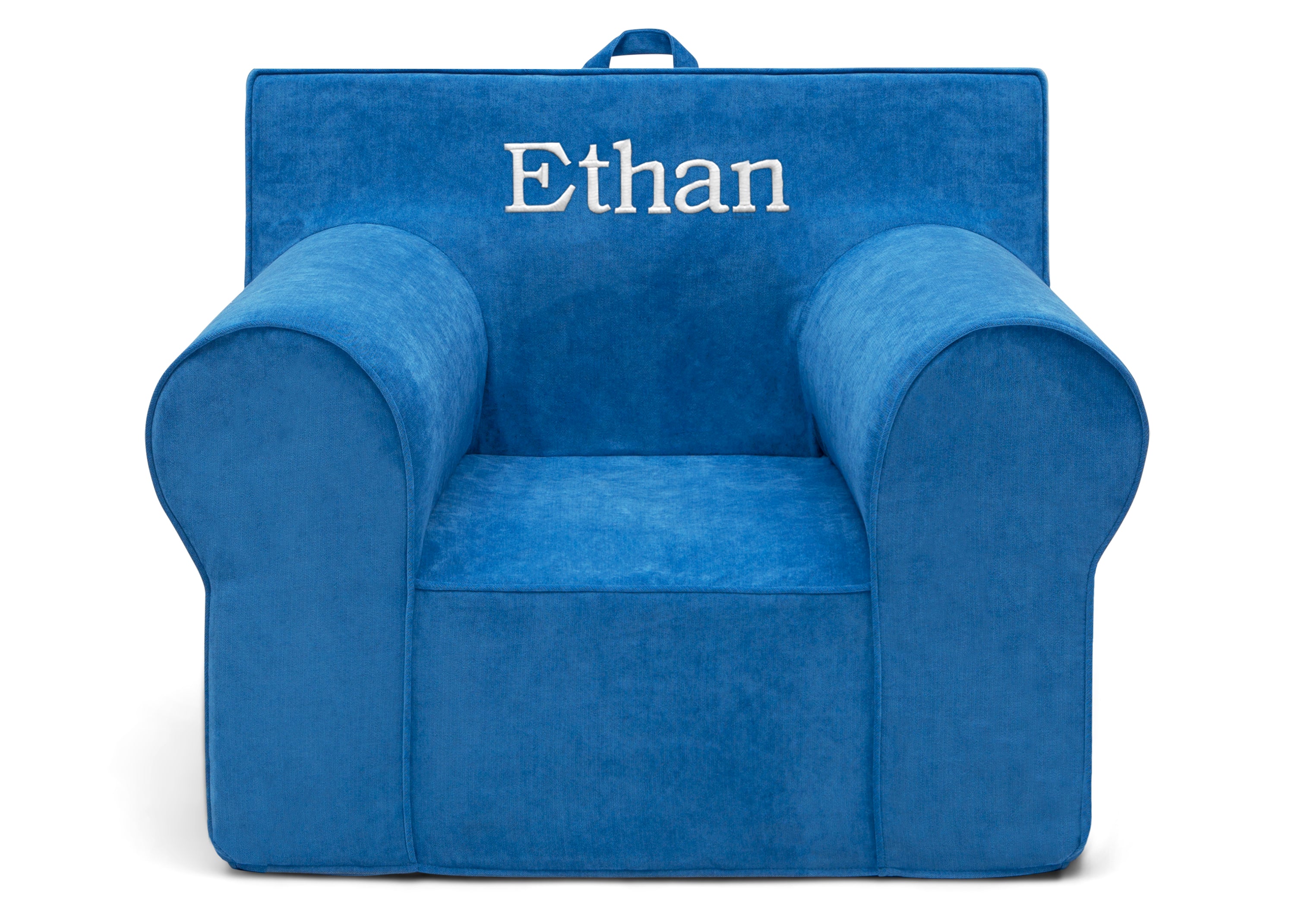 Personalized XL Cozee Foam Chair for Kids - Extra Large Comfortable Seat for Bedroom, Playroom & Dorm - Perfect for Reading, Gaming & Relaxing