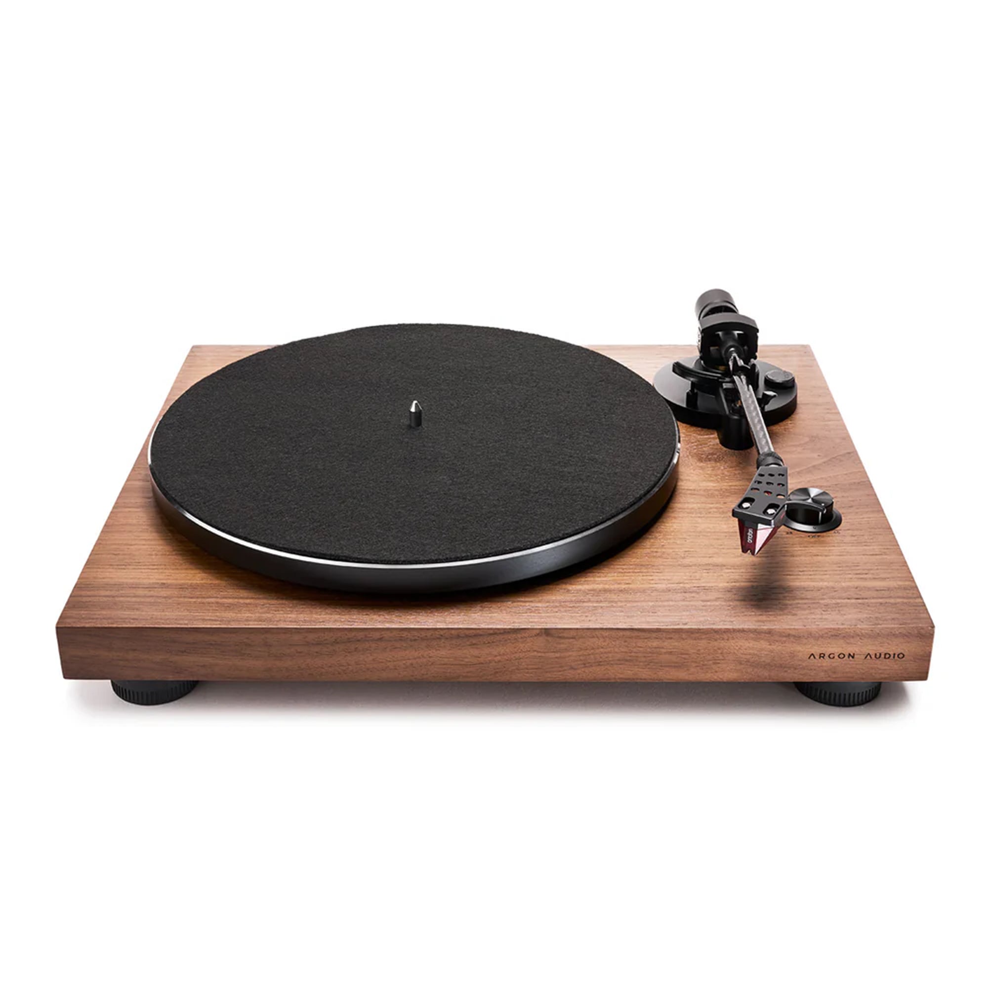 Argon TT 3 Plus Professional Vinyl Record Player - High-Fidelity Turntable with Bluetooth & USB | Perfect for Home Audio, DJing & Vinyl Collection (Black)