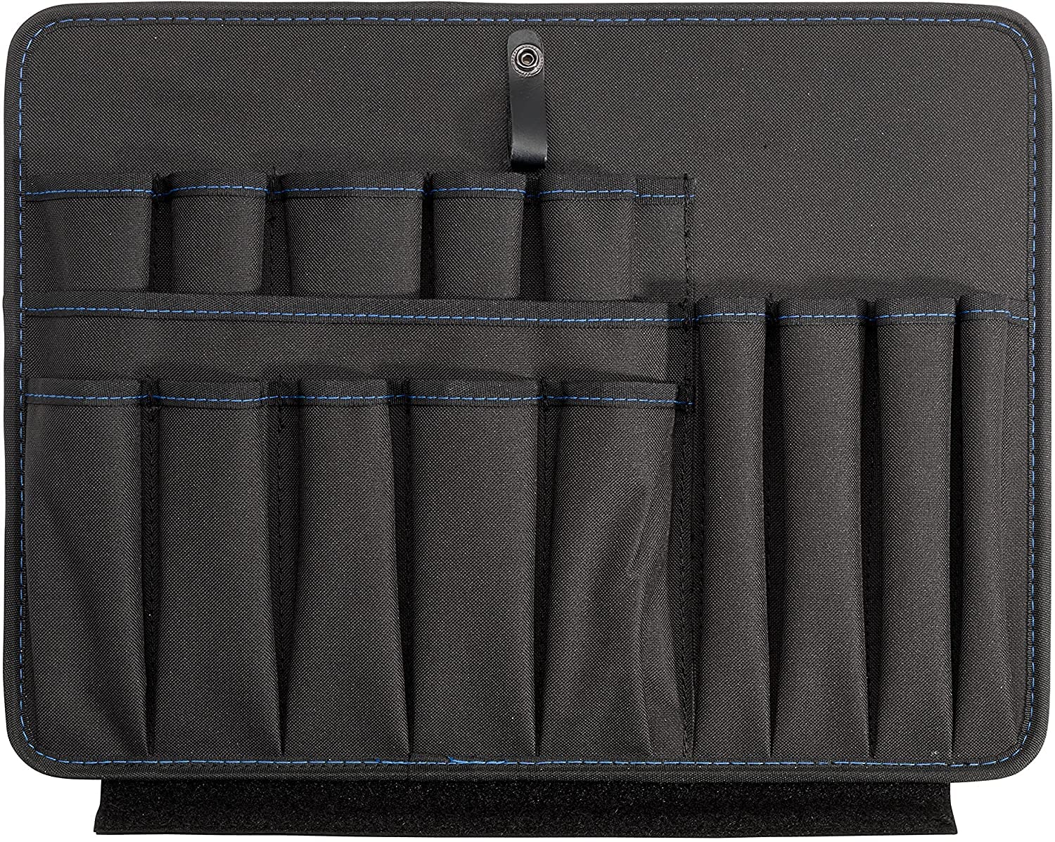 **Heavy-Duty ABS Tool Case with Multiple Pockets - 34.3L Capacity (47x36.5x20cm Inner) - Black/Silver - Perfect for Electricians, Mechanics & DIY Enthusiasts**