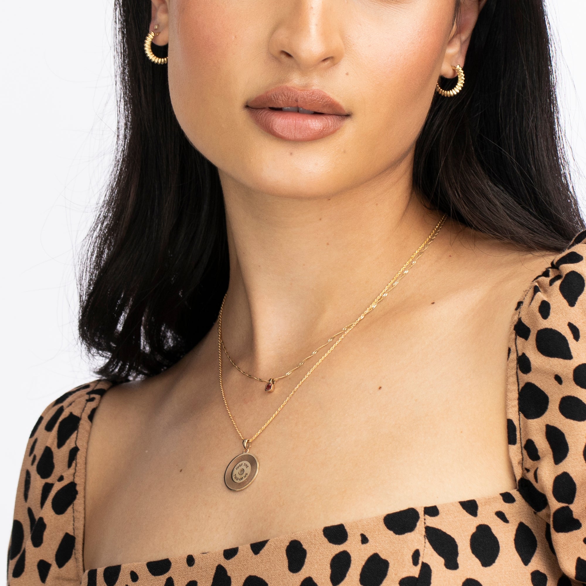 Petite Dahlia Asscher Charm - Elegant and Dainty Jewelry for Women | Perfect for Everyday Wear, Special Occasions & Gifts