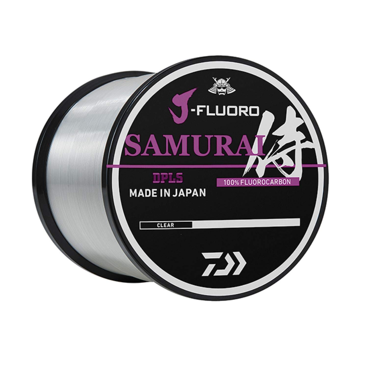 Daiwa JFS14-1000 J-Fluoro Samurai Fluorocarbon Fishing Line - 1000m Bulk Spool | High Sensitivity, Low Visibility | Perfect for Bass, Trout & Saltwater Fishing
