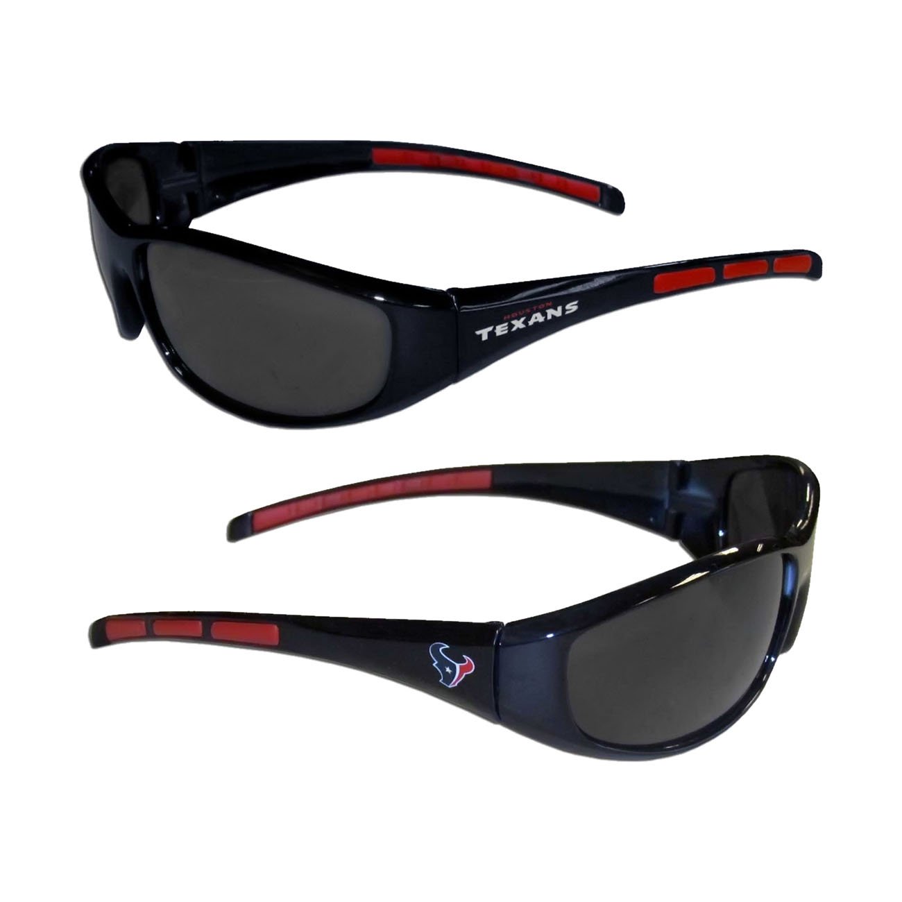 Houston Texans Wrap Sunglasses for Men & Women - Polarized Sports Sunglasses for Outdoor Activities, Running, Cycling, and Fishing - Siskiyou Sports Official