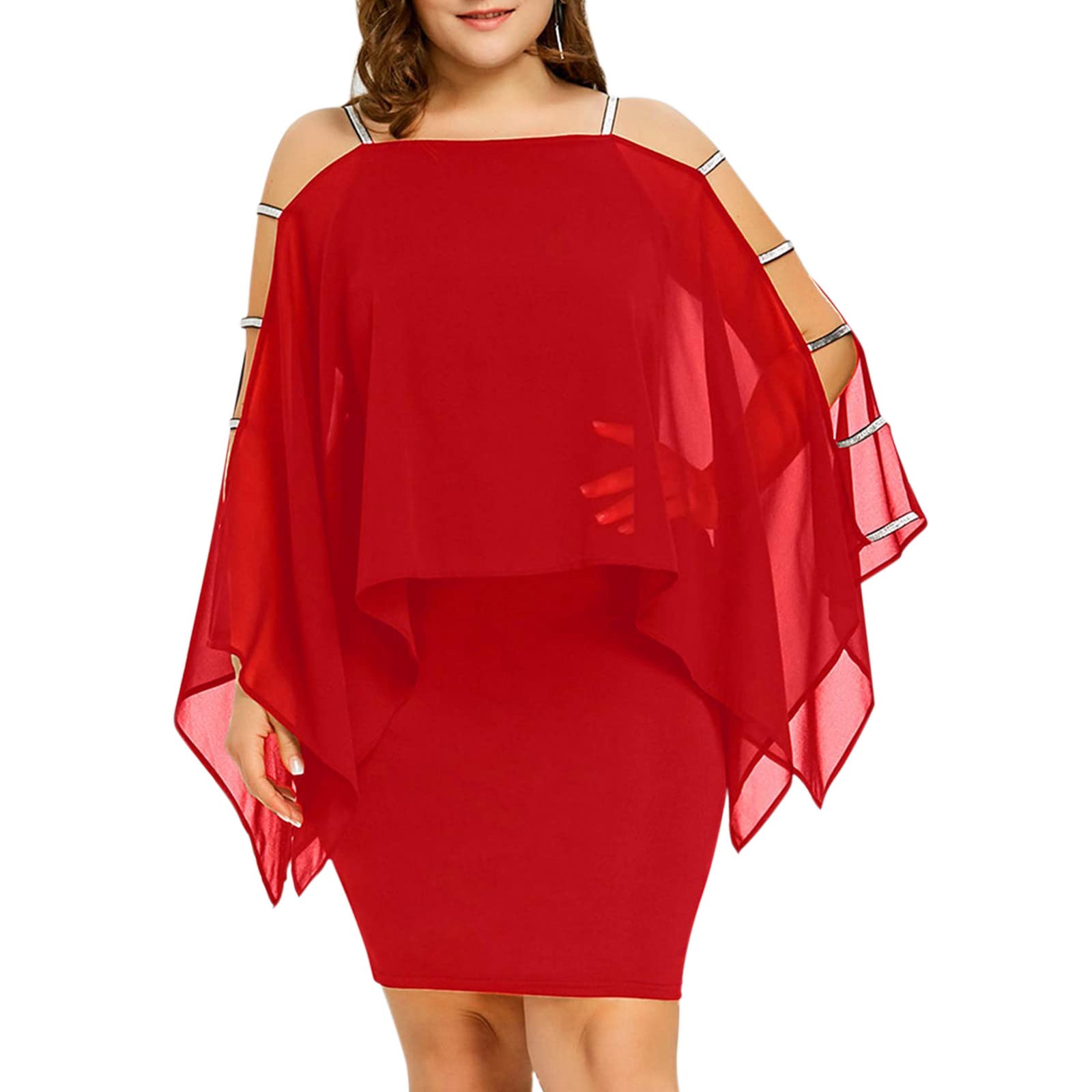 Plus Size Lace Swing Dress for Women - Elegant Retro Wedding Guest Dress with Half Sleeves | Perfect for Summer Weddings, Beach Parties & Special Occasions
