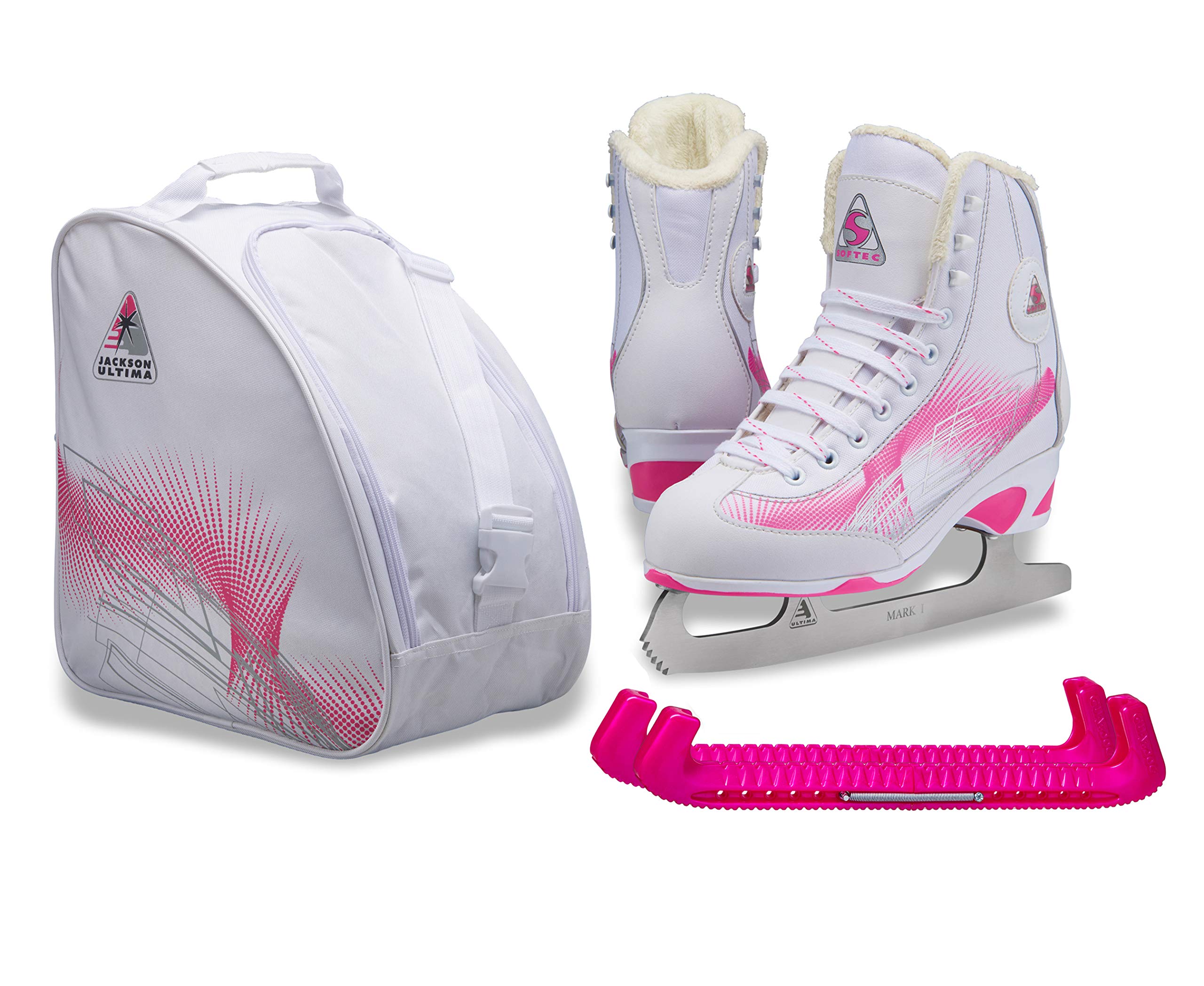 Jackson Ultima Figure Ice Skates for Women & Girls - Premium Softec Comfort - Perfect for Figure Skating Practice, Ice Shows & Recreational Skating