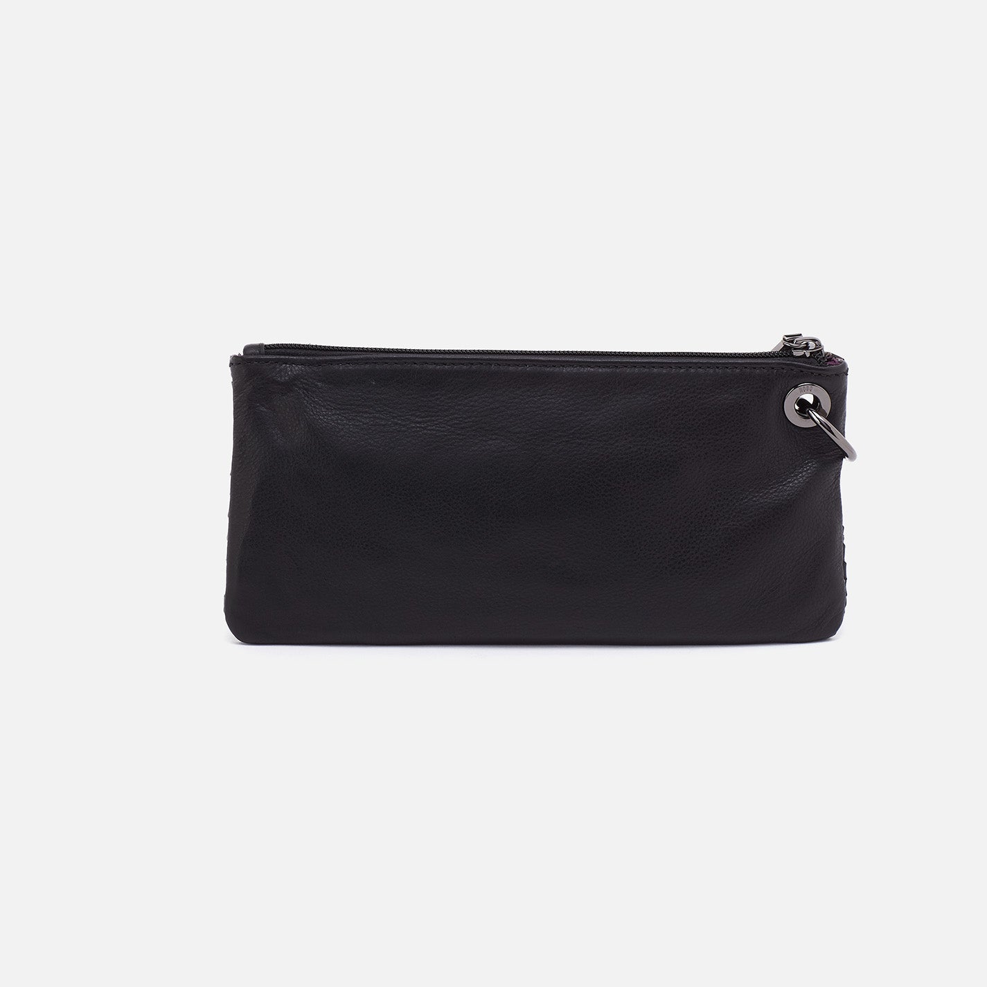 Vida Woven Leather Wristlet Wallet - Black Metallic Crossbody Clutch for Women | Perfect for Parties, Shopping & Everyday Use