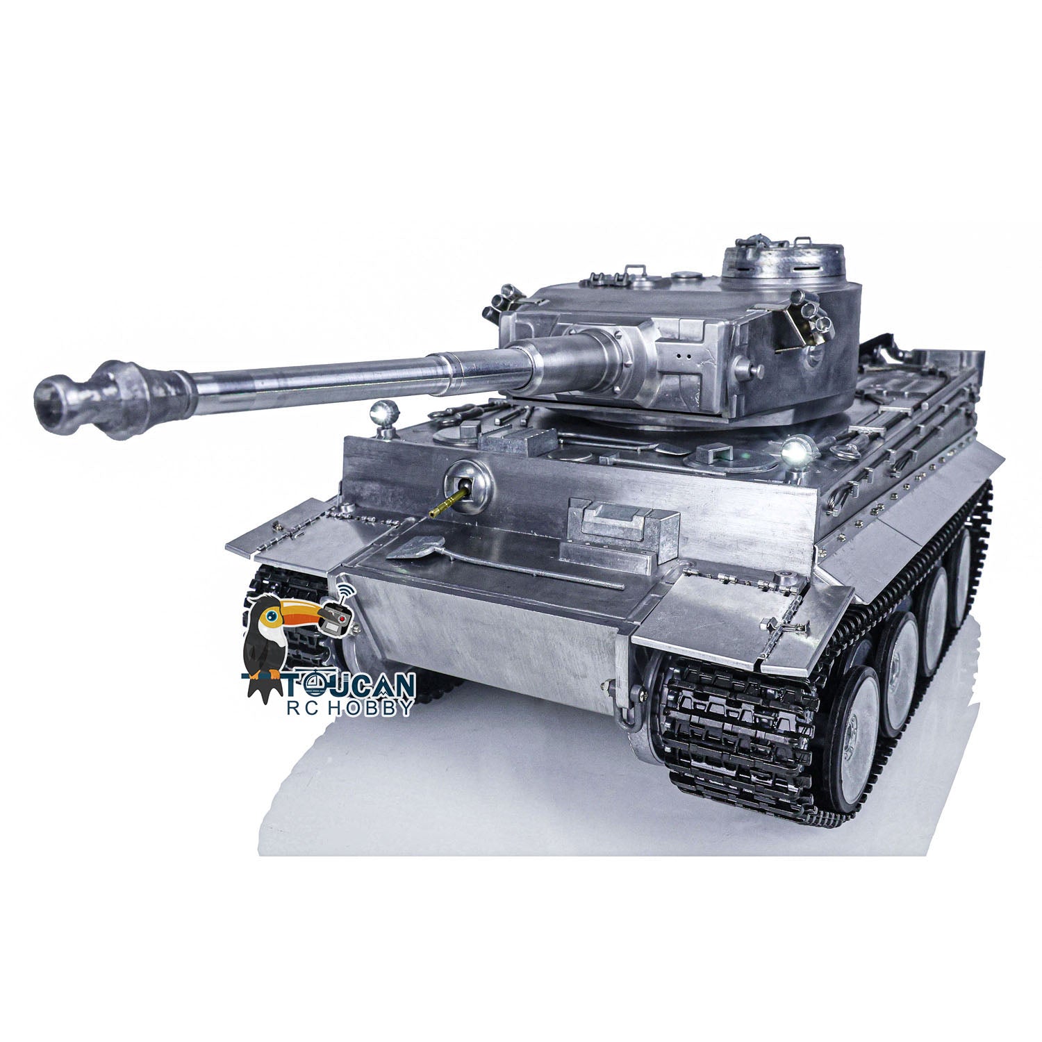 1/16 Scale Mato Metal German Tiger I Infrared Version RC Tank Kit - 1220 RTR with Barrel Recoil & Gearbox (Mainboard & Battery Not Included) - Perfect for WWII Military Collectors, RC Hobbyists and Battle Reenactments