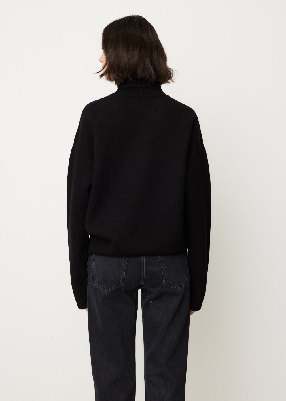 ADC Funnel Neck Sweater Women's Winter Knit Pullover - Cozy Oversized Turtleneck Jumper for Casual Outfits & Office Wear