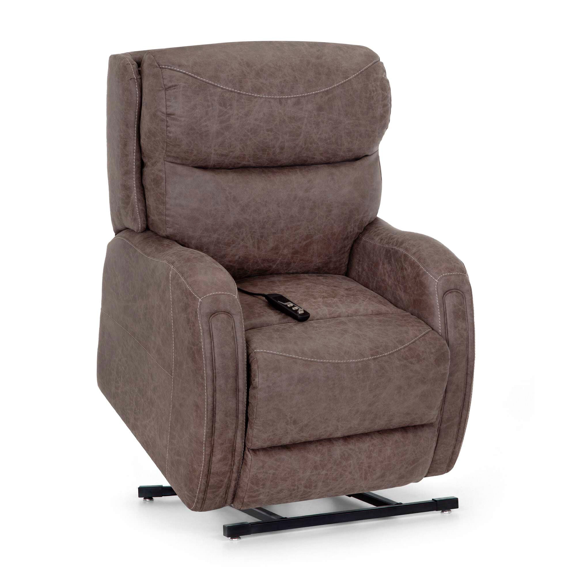 Mica Tri Power Lift Recliner Chair for Elderly - Heavy Duty Electric Lift Chair with Remote Control, Wall Hugger Design for Small Spaces - Perfect for Living Room, Bedroom & Home Theater Relaxation
