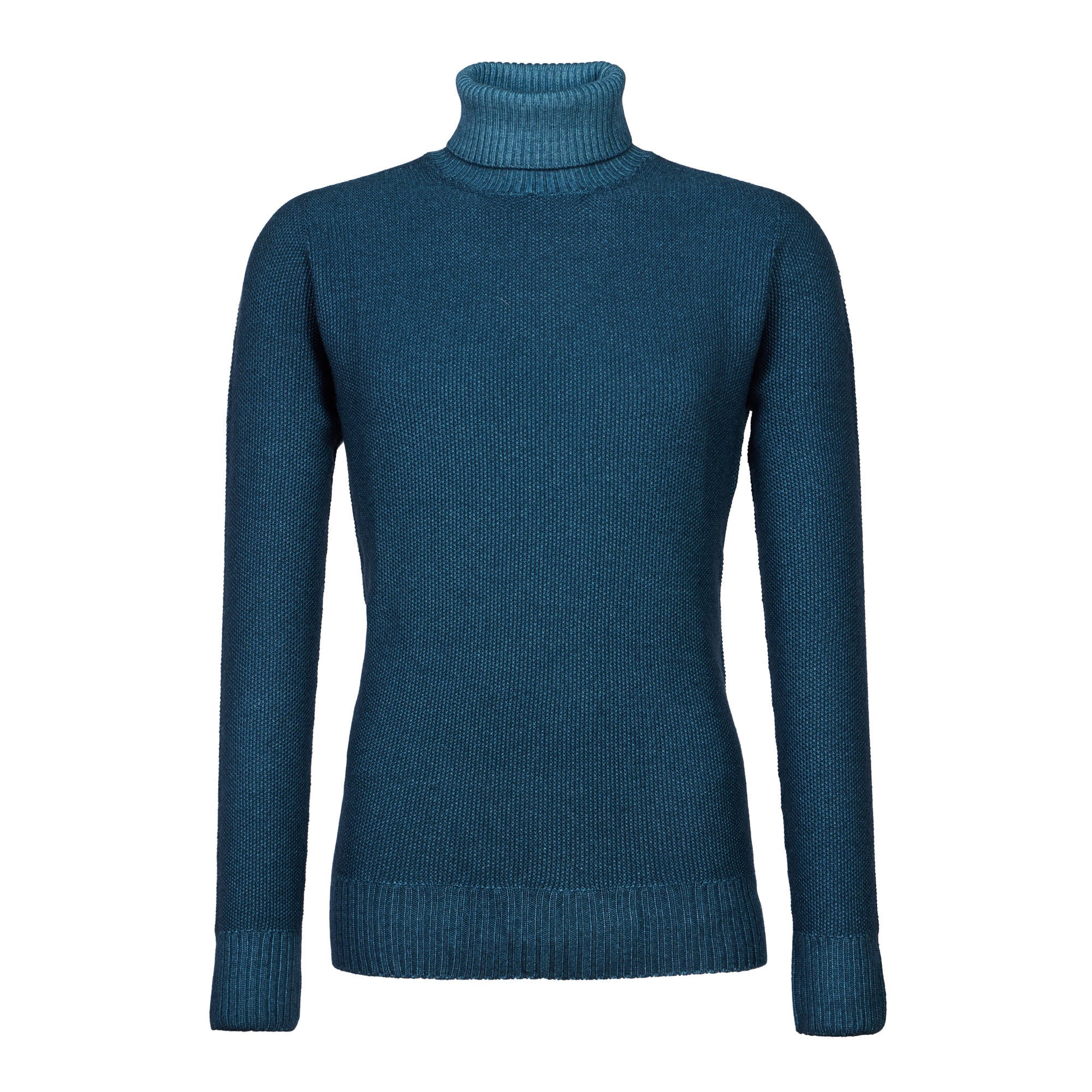 FRADI Men's Wool Sweater - Soft & Warm Winter Pullover in Teal Blue | Perfect for Casual Wear, Office & Outdoor Activities
