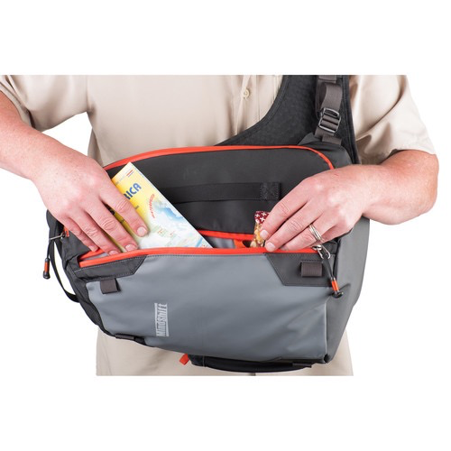 MindShift Gear PhotoCross 13 Sling Camera Bag - Lightweight & Water-Resistant Crossbody Pack for DSLR & Mirrorless Cameras (Orange Ember) - Perfect for Travel, Hiking & Street Photography
