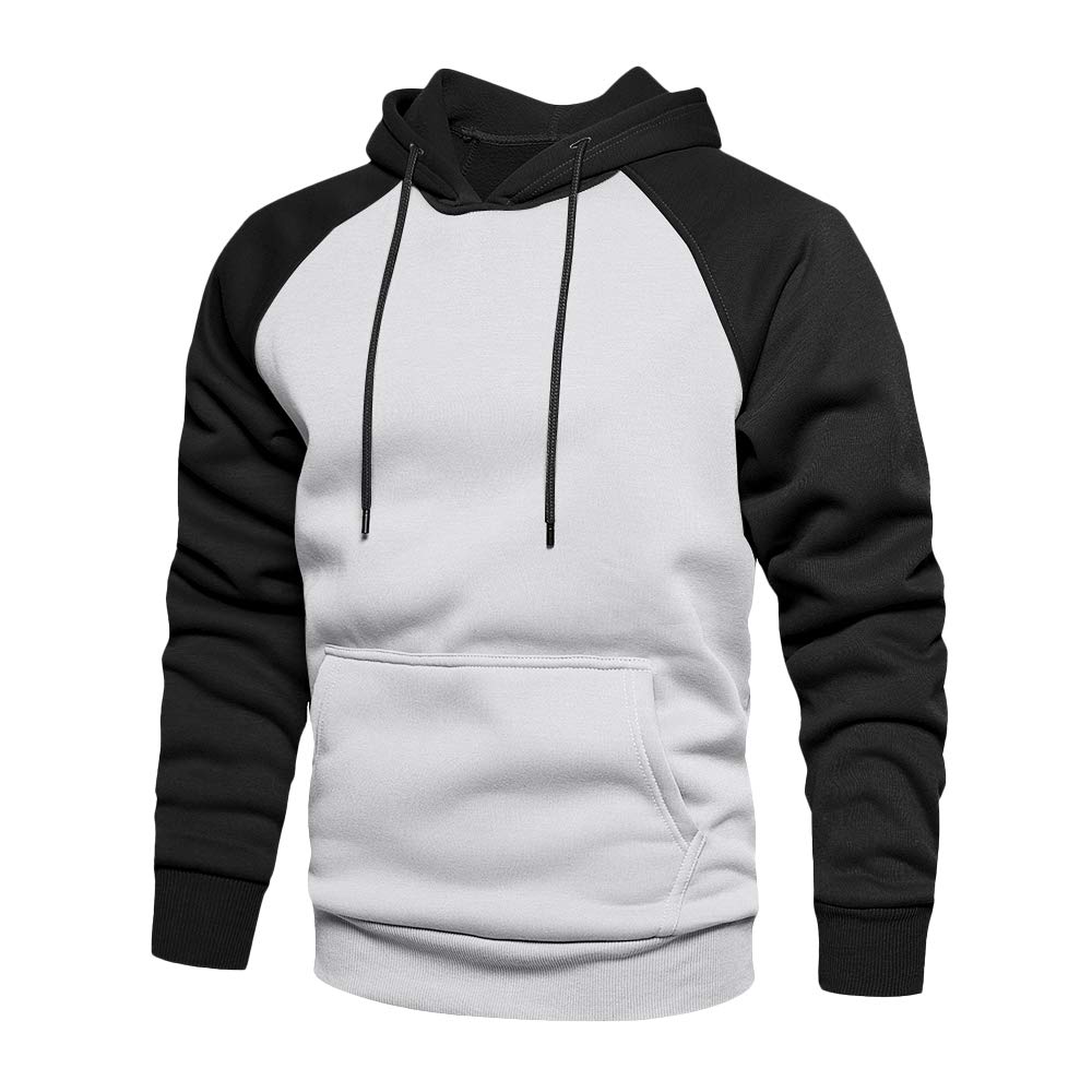 TOLOER Men's Casual Solid Color Hoodie Pullover - Lightweight Sports Sweatshirt for Gym, Running & Outdoor Activities