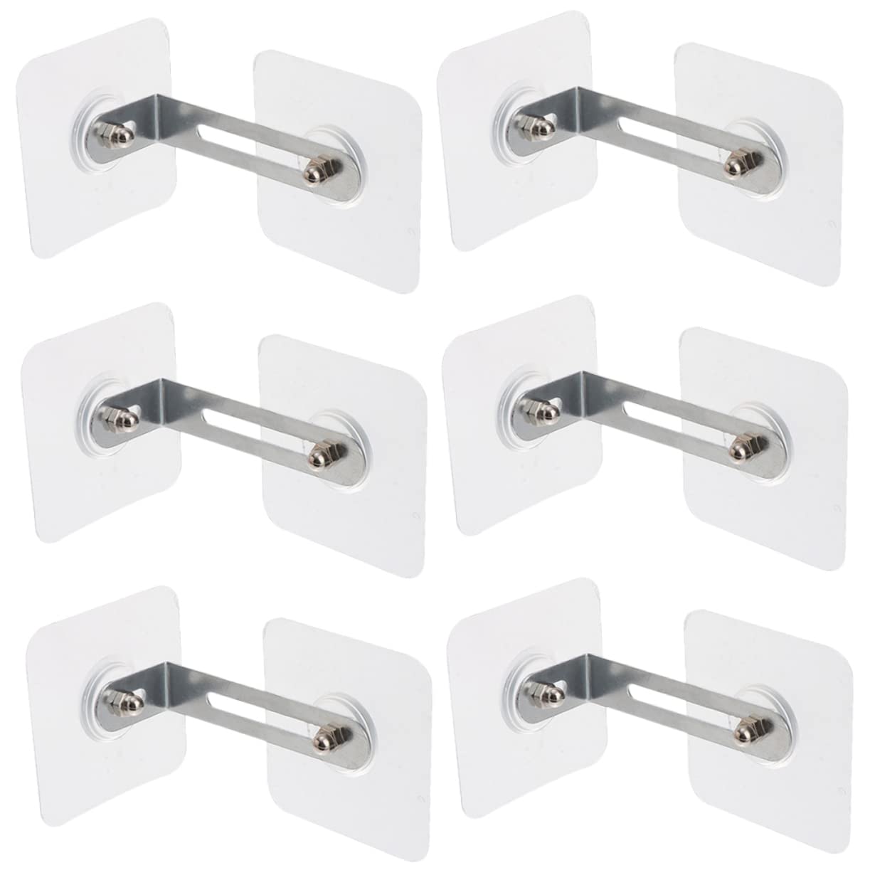 Hohopeti Baby Proofing Kit - 6-Piece Adhesive Furniture & Wall Anchors for Toddlers - Child Safety Anti-Tip Straps for Dressers, Bookshelves & Cabinets - Perfect for Nursery, Living Room & Kids Bedroom Safety